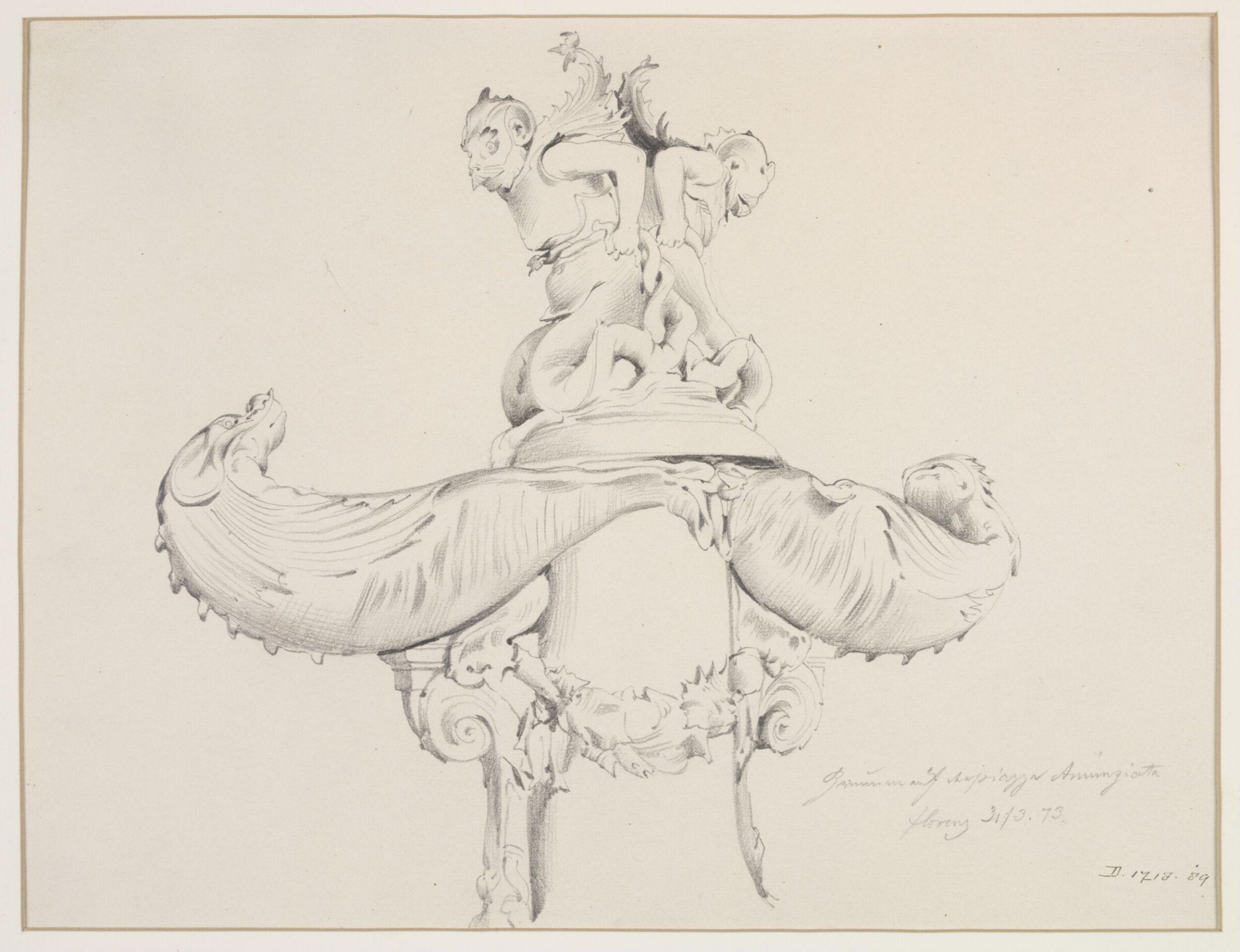 Drawing, A Burger, 1873