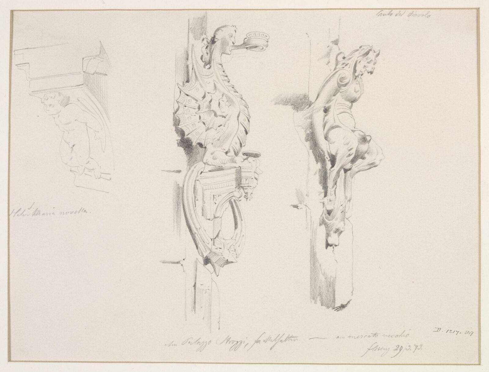 Drawing, A Burger, 1873