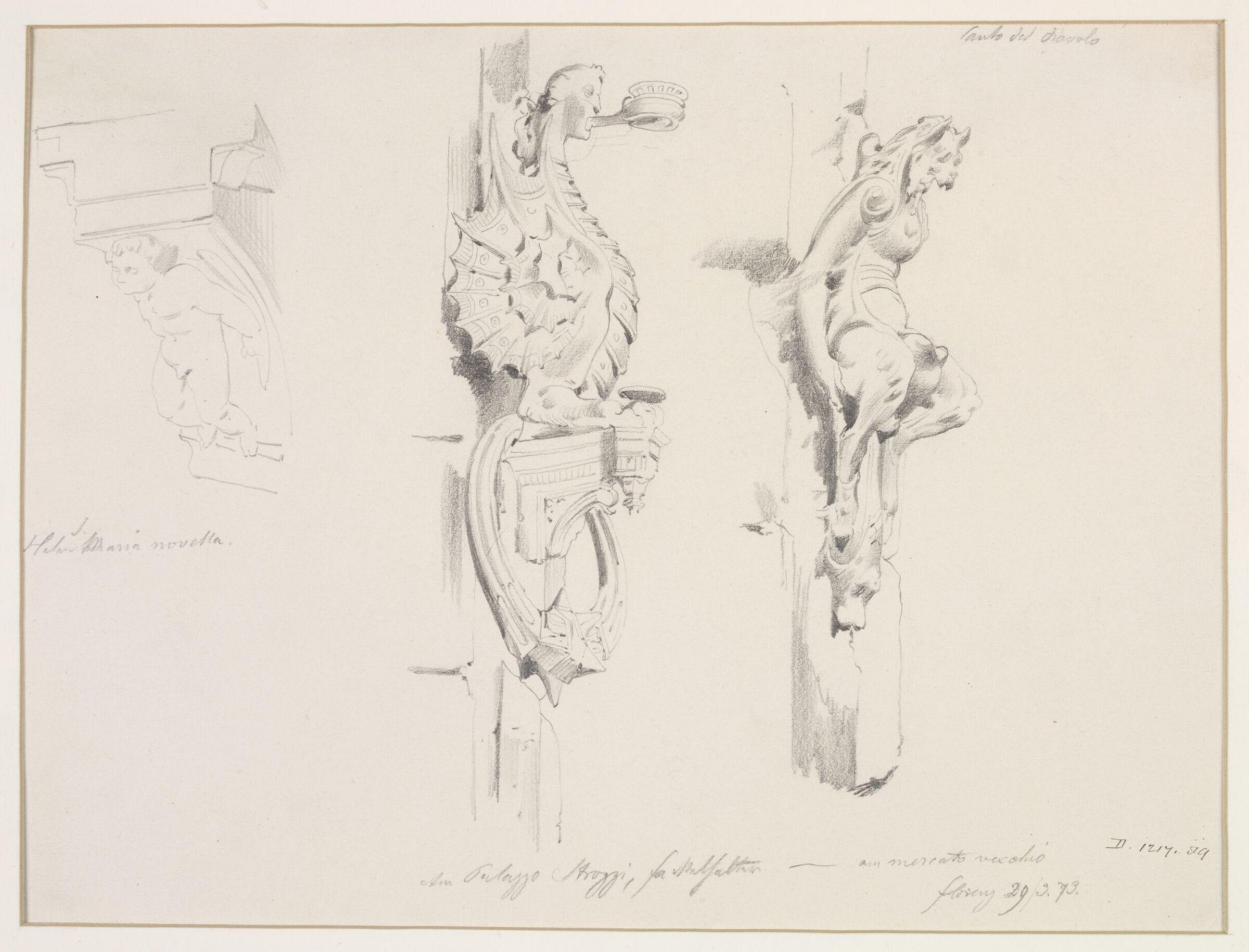 Drawing, A Burger, 1873