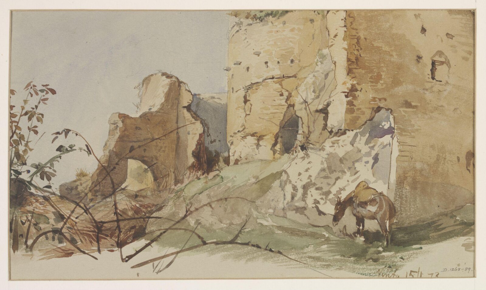 Drawing, A Burger, 1873
