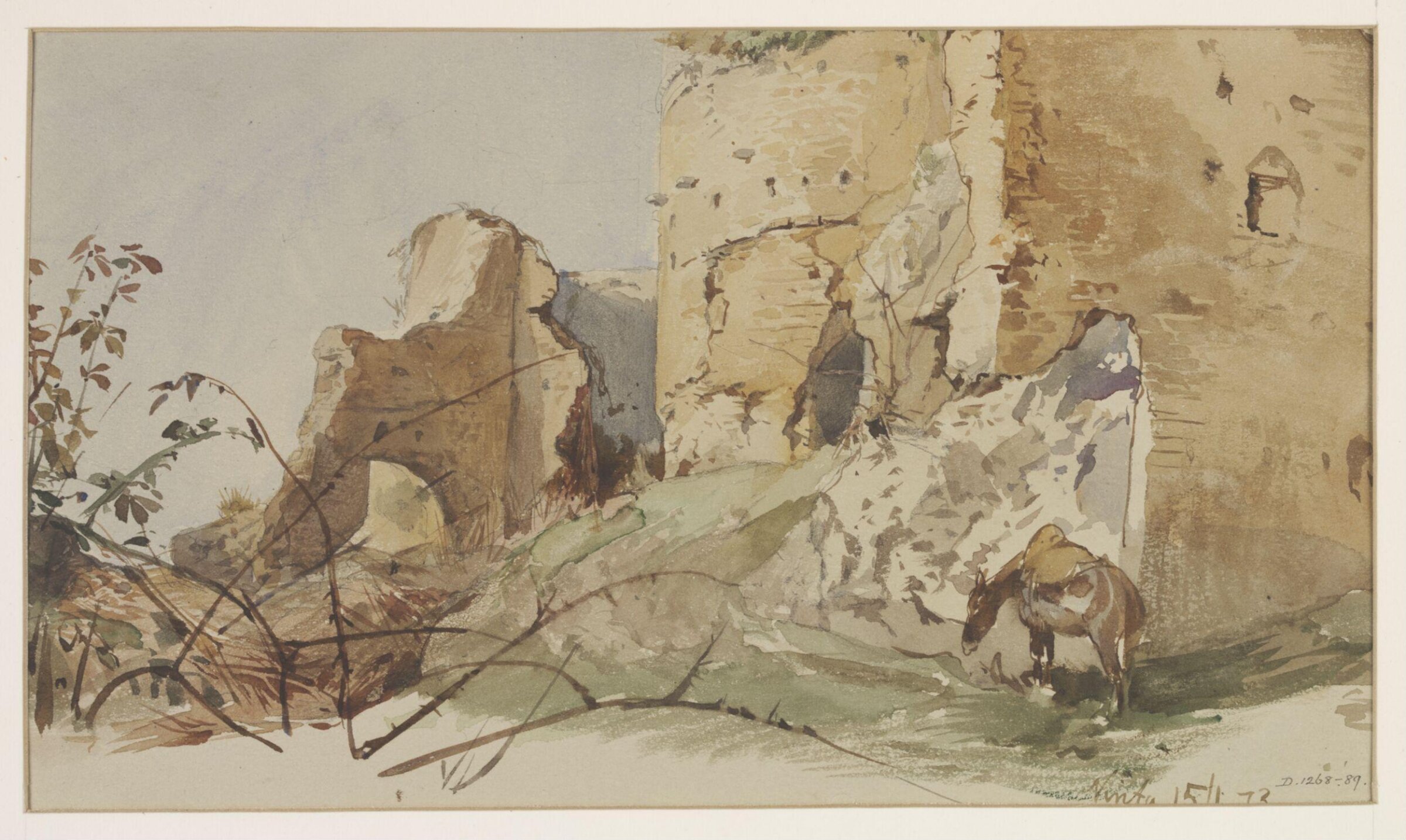 Drawing, A Burger, 1873