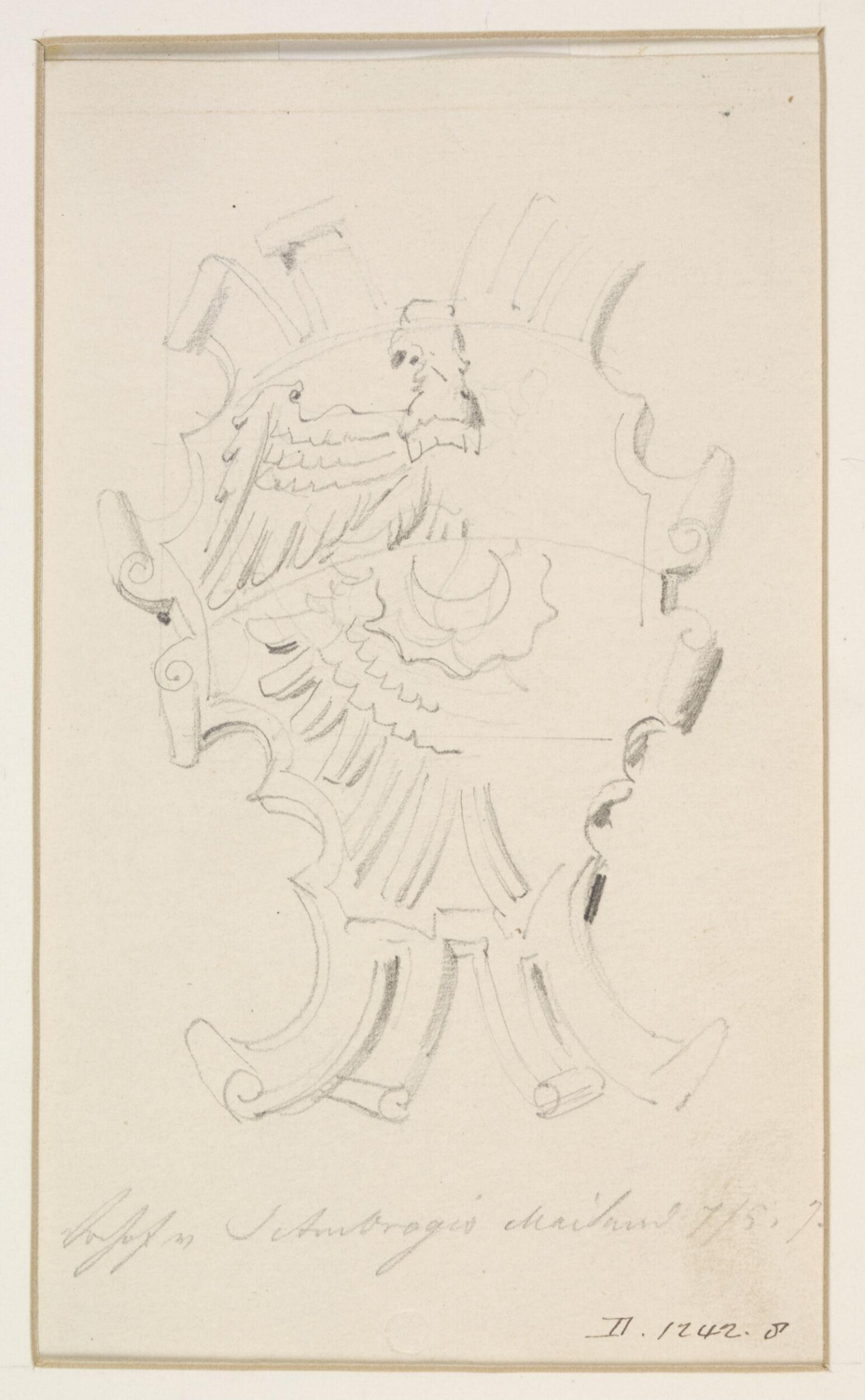 Drawing, A Burger, 1873