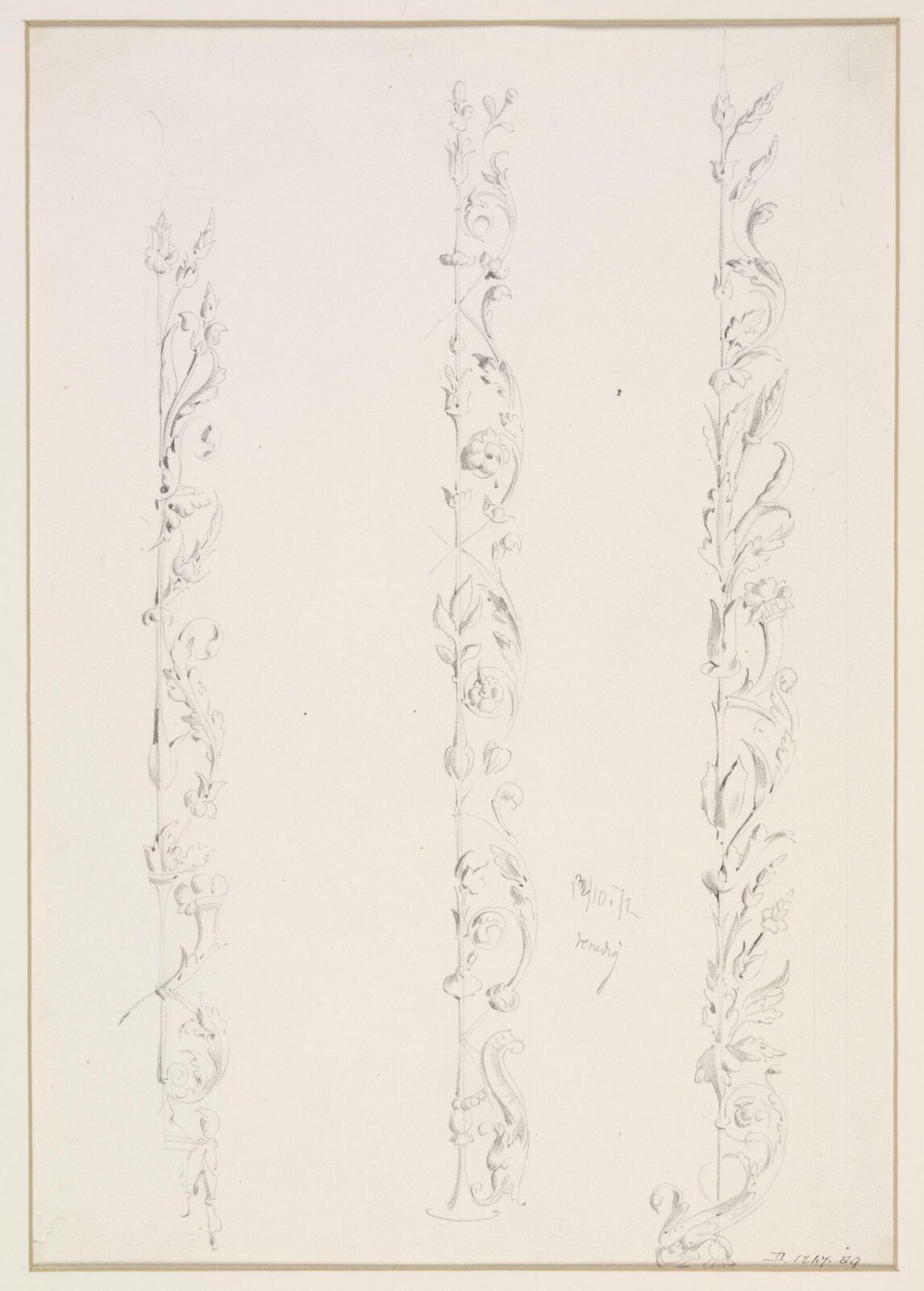 Drawing, A Burger, 1872