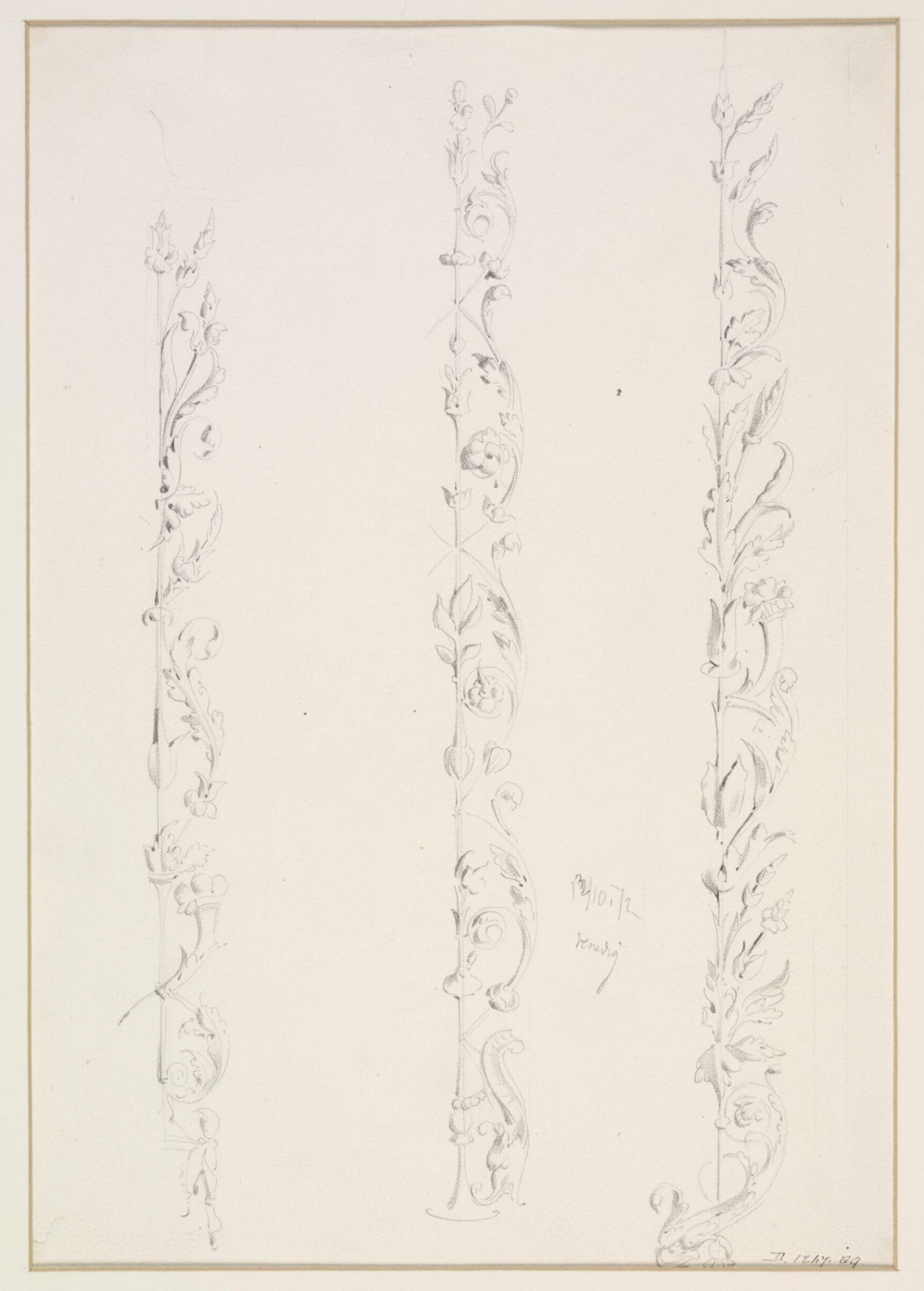 Drawing, A Burger, 1872