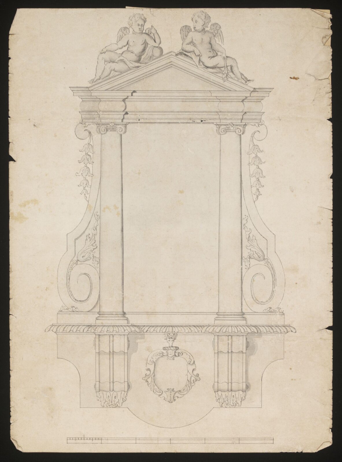 Drawing, r trubshaw, 1727