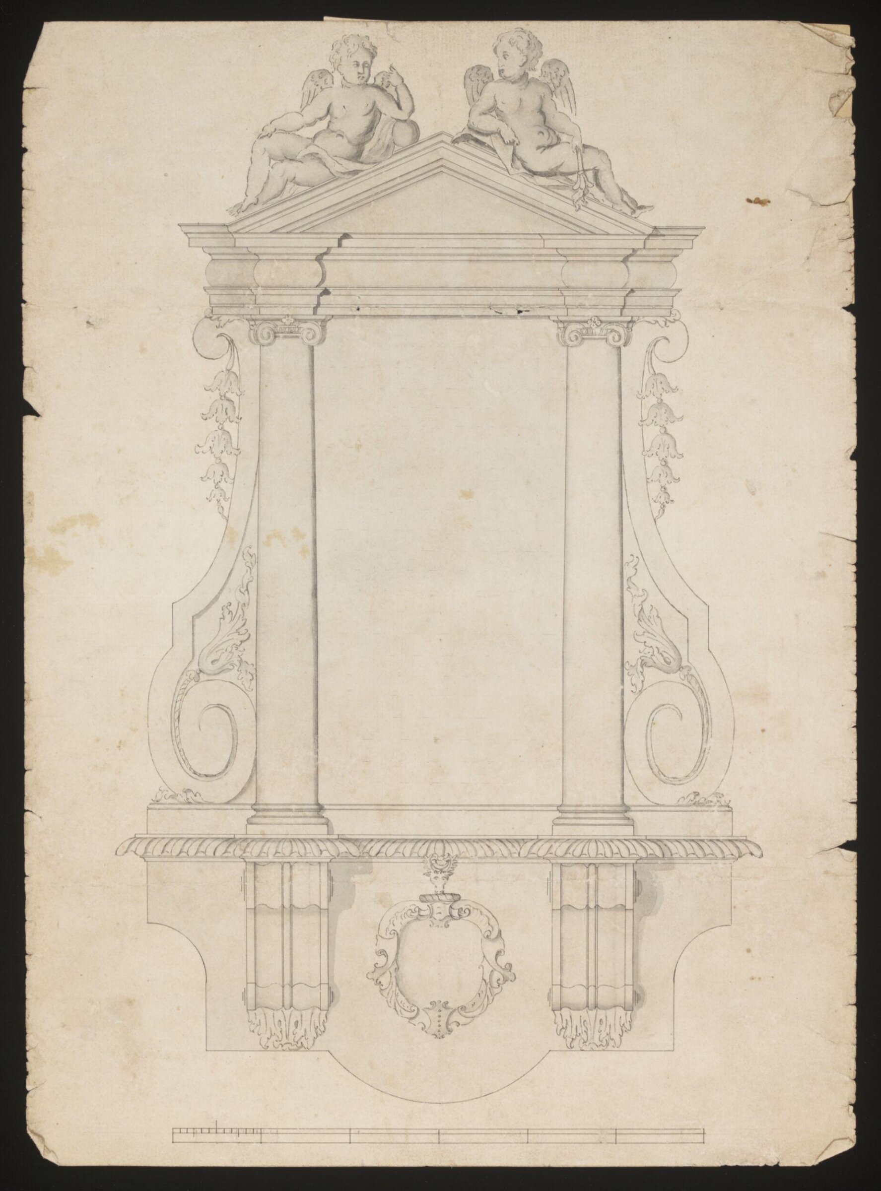 Drawing, r trubshaw, 1727