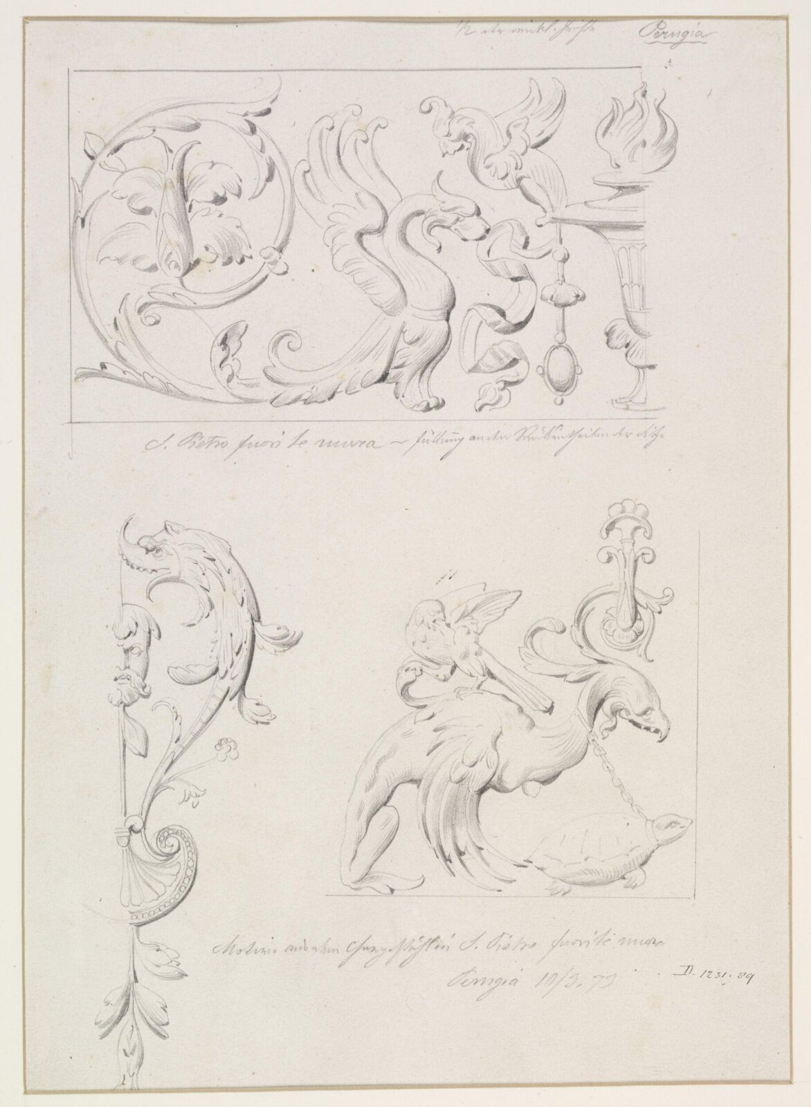 Drawing, A Burger, 1873