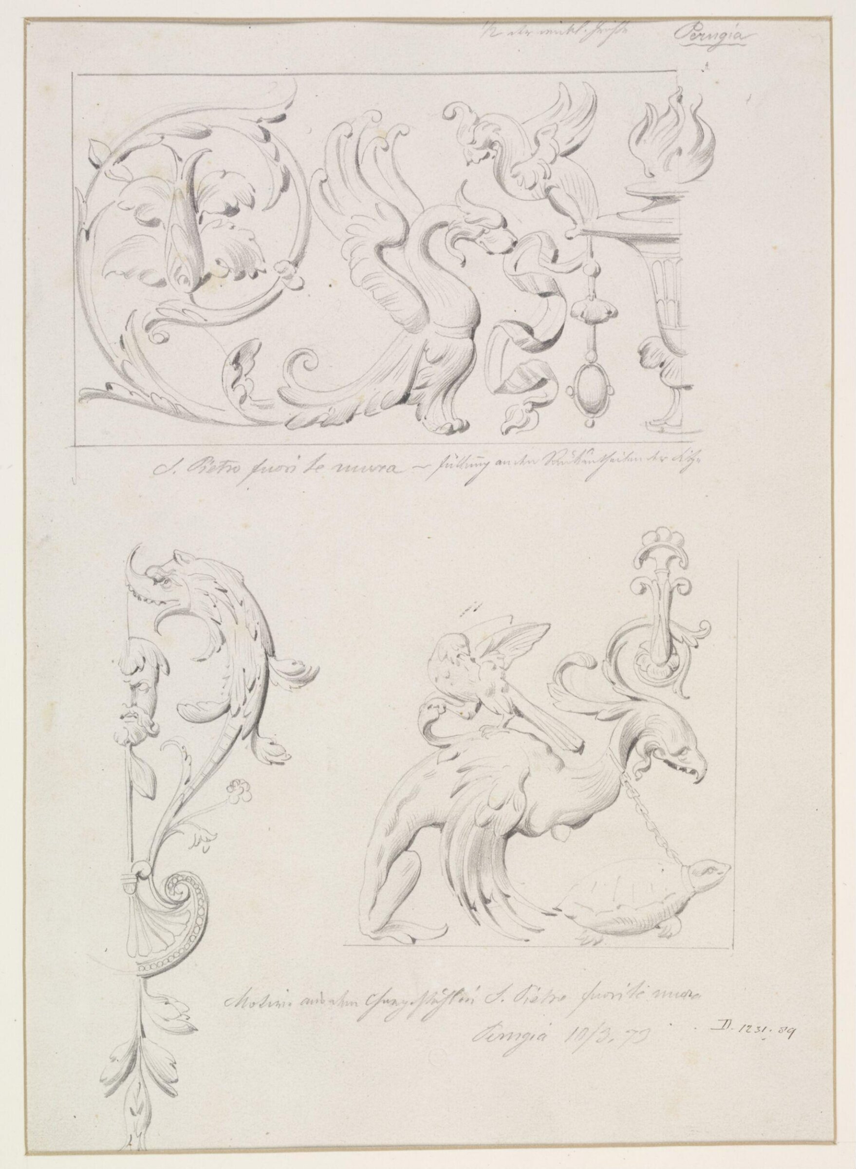 Drawing, A Burger, 1873