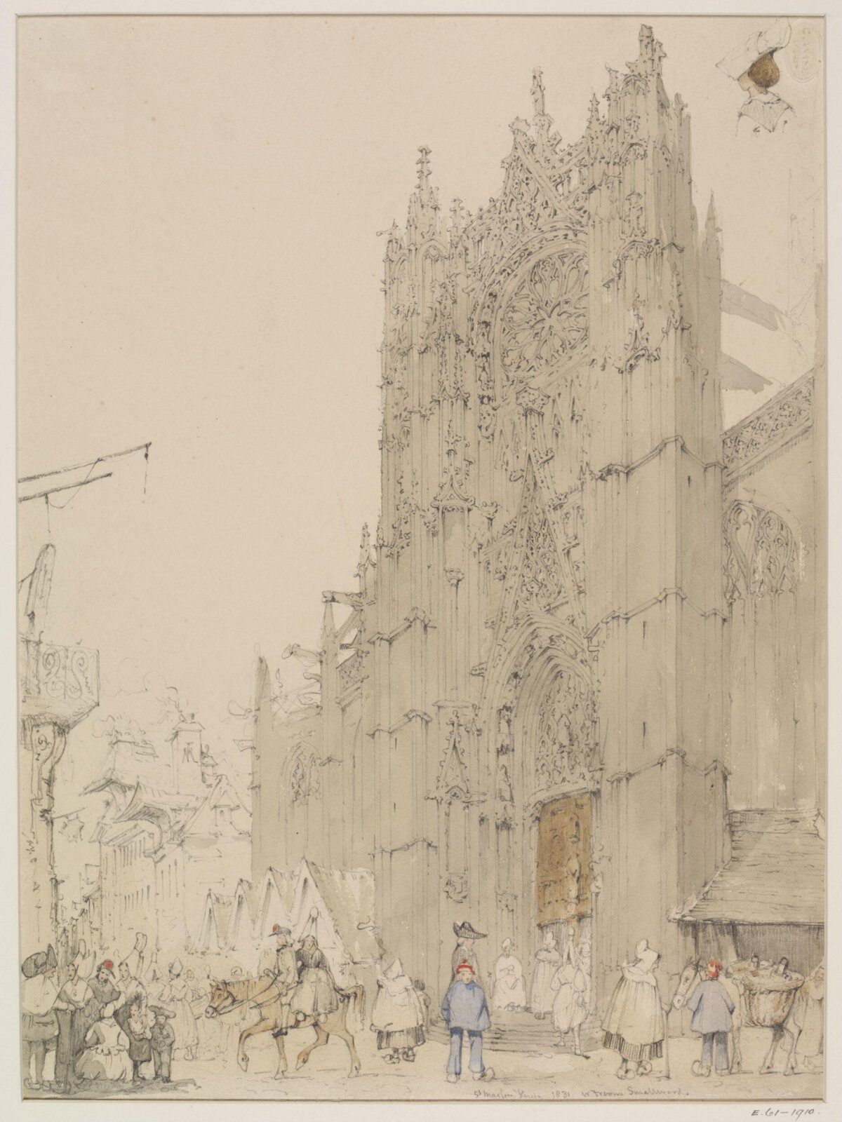 Drawing, William Frome Smallwood, 1831