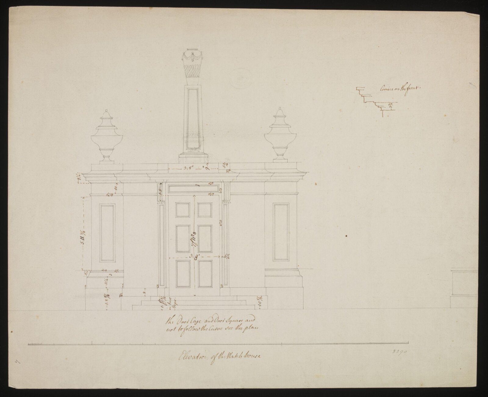 Drawing, William Chambers, 1770s