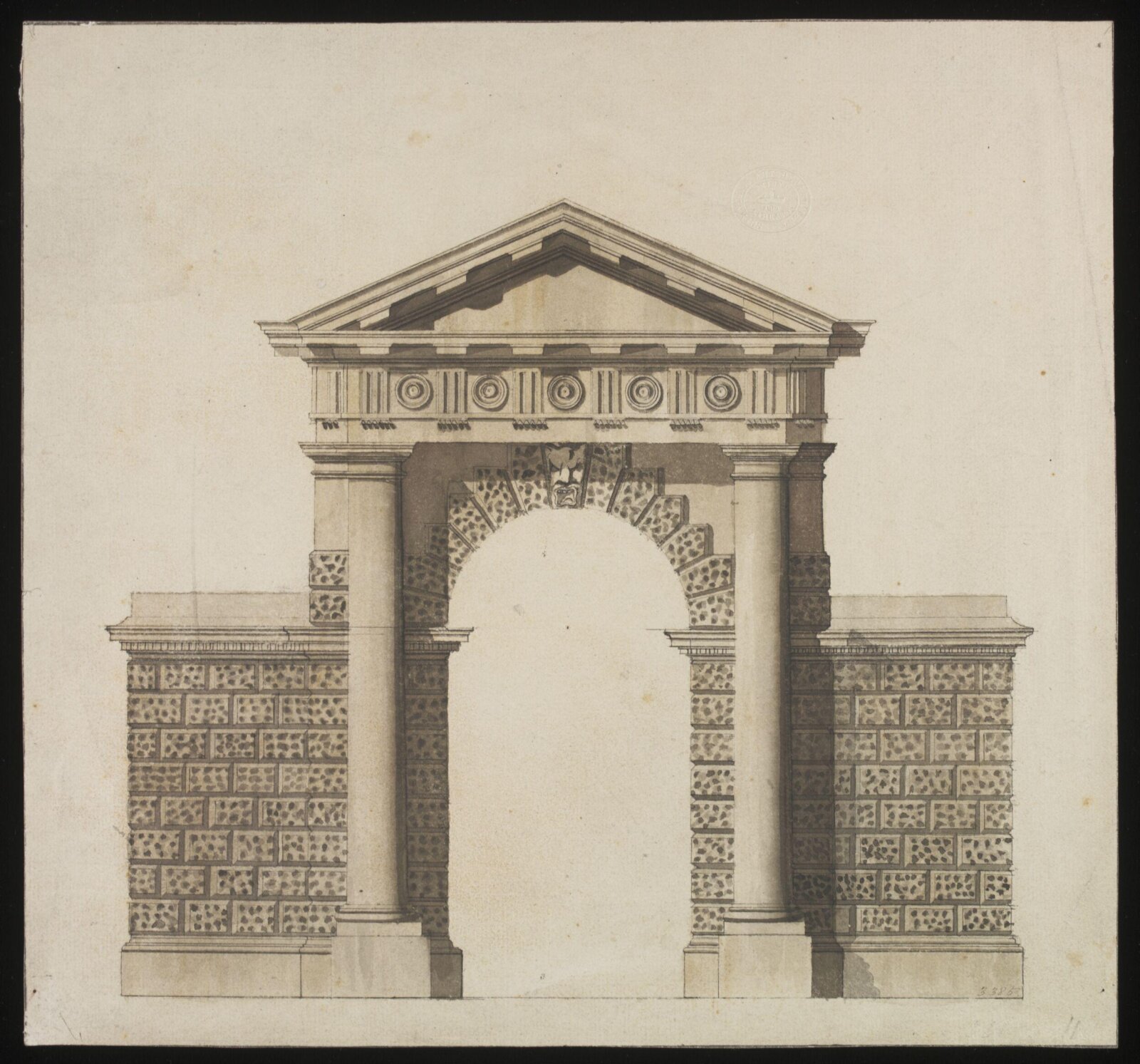 Drawing, William Chambers, 18th century