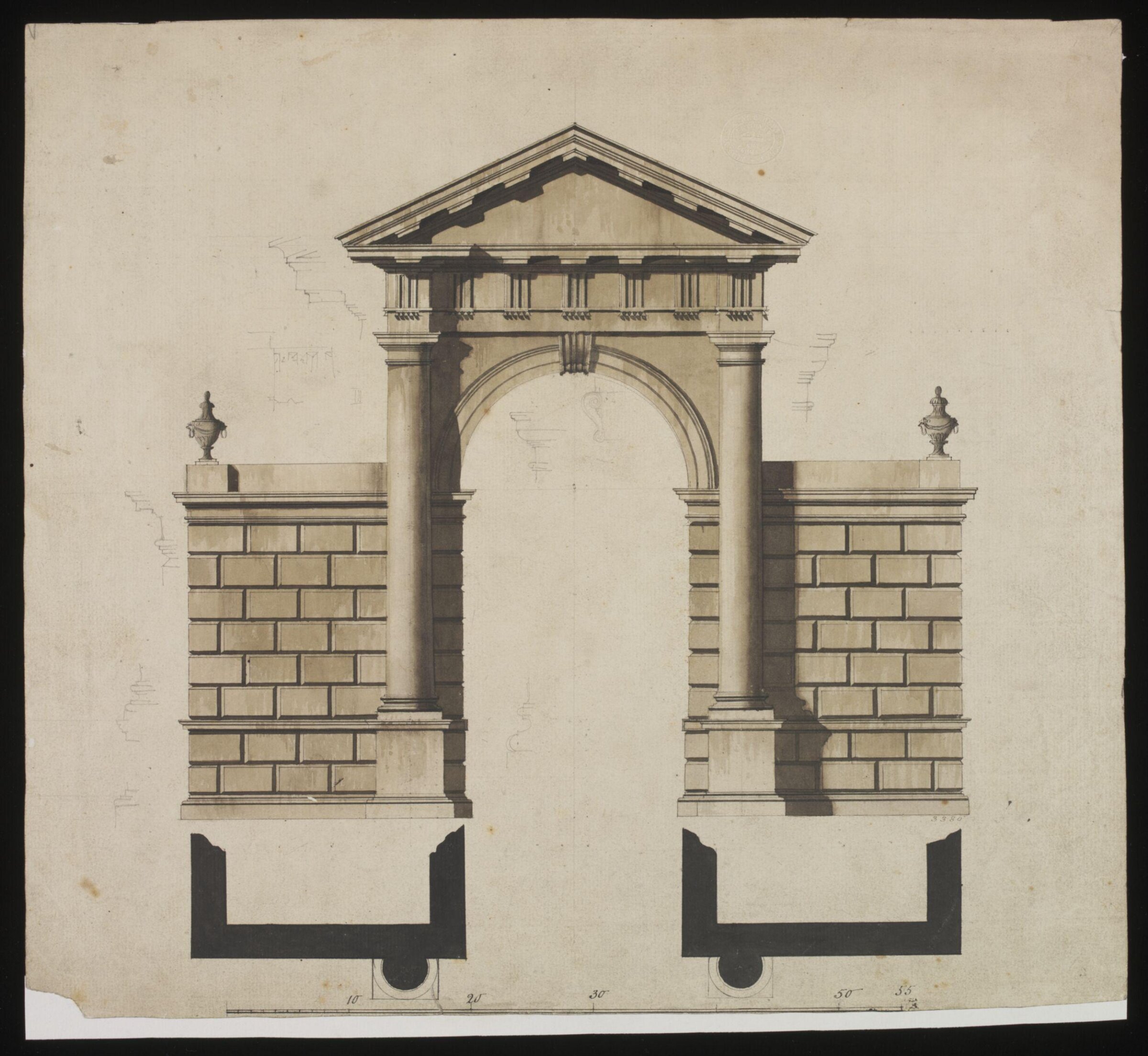 Drawing, William Chambers, 18th century