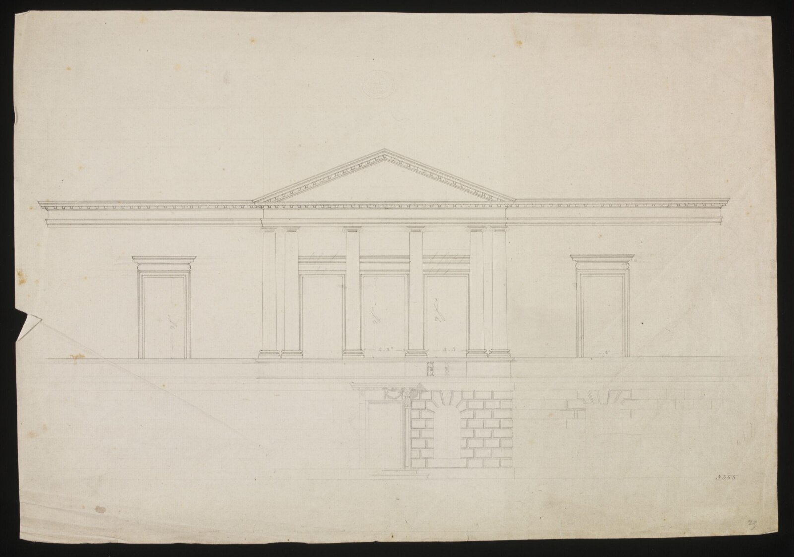 Drawing, william chambers, 18th century
