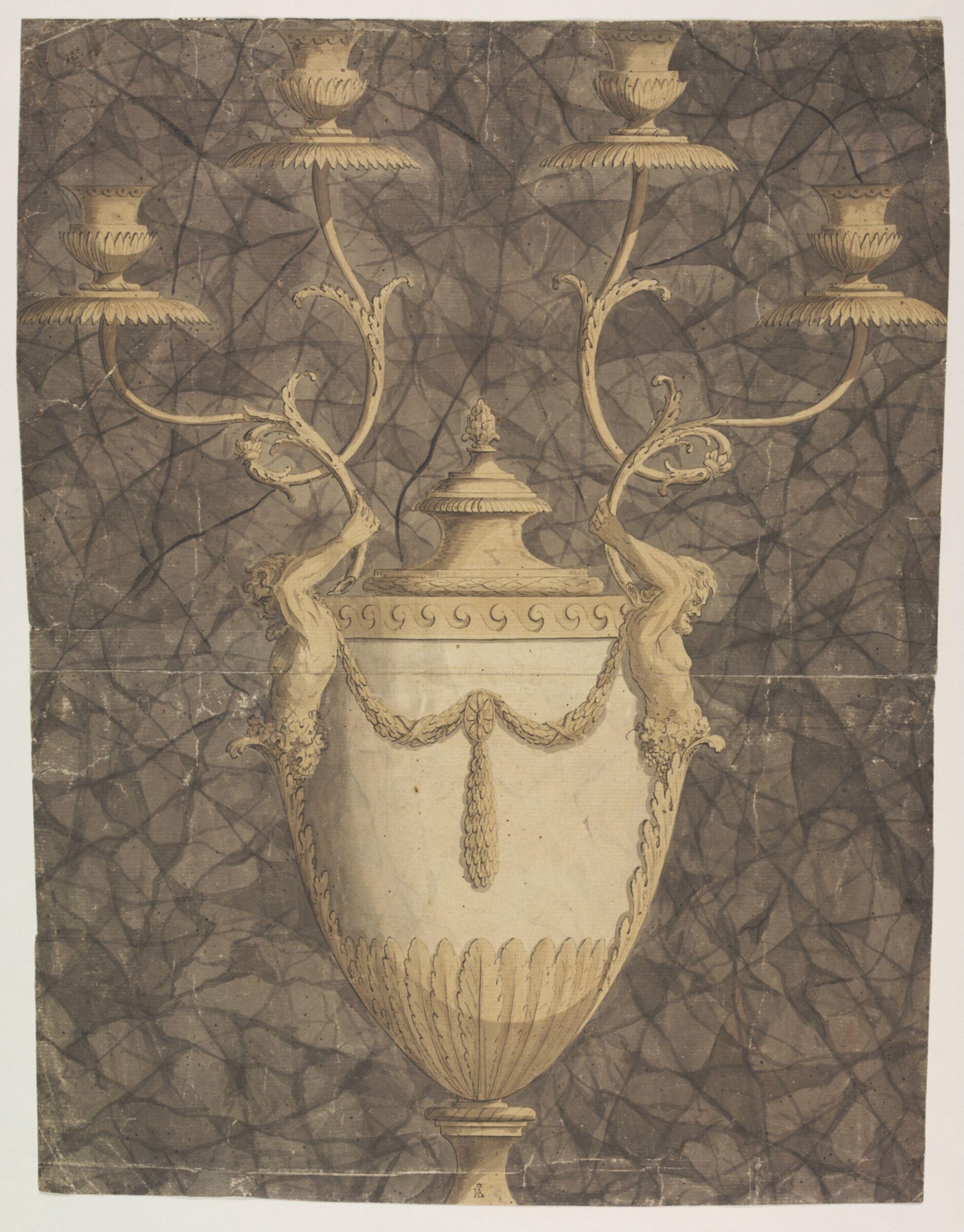 Drawing, william chambers, 18th century