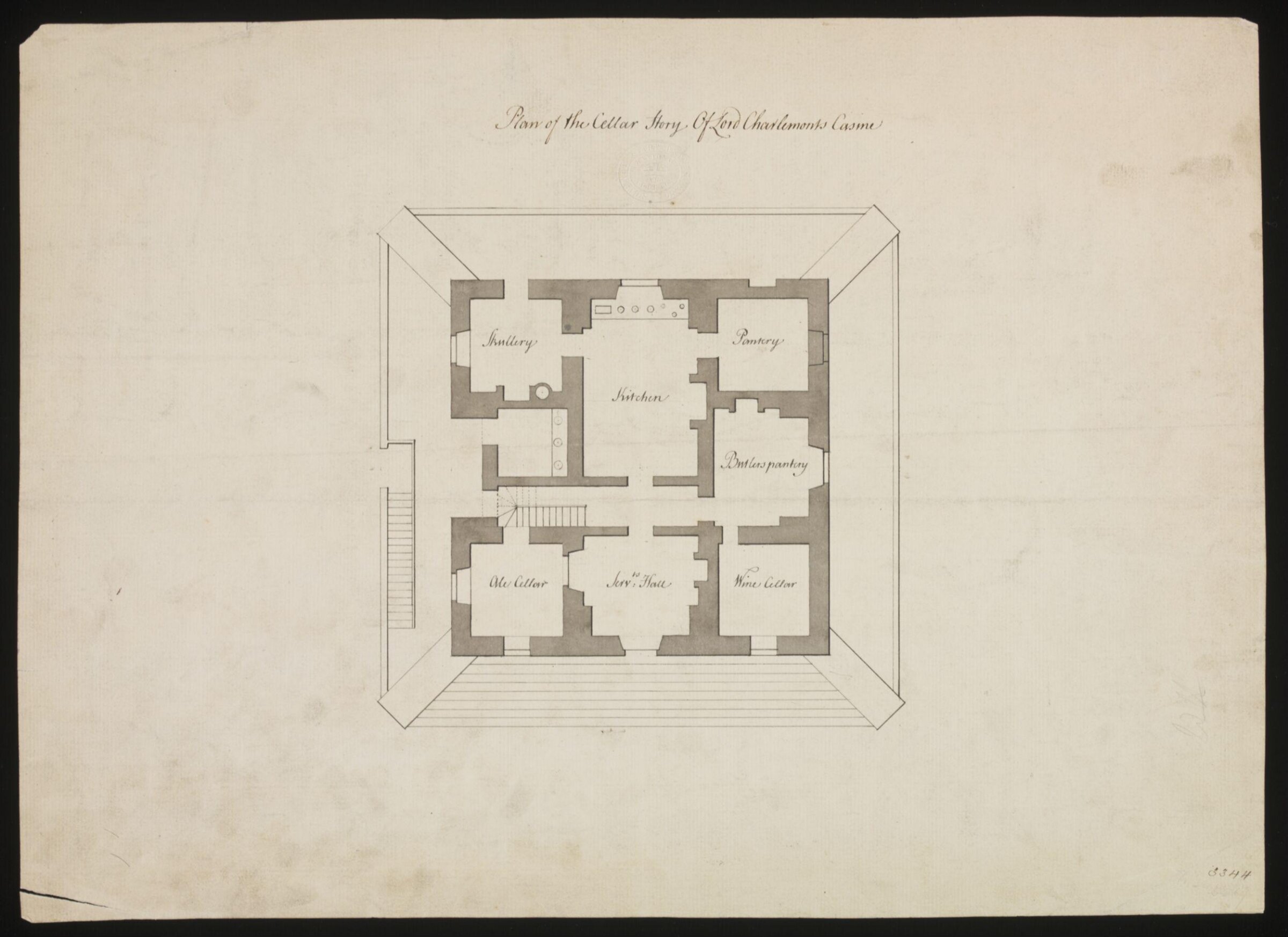 Drawing, william chambers, 18th century