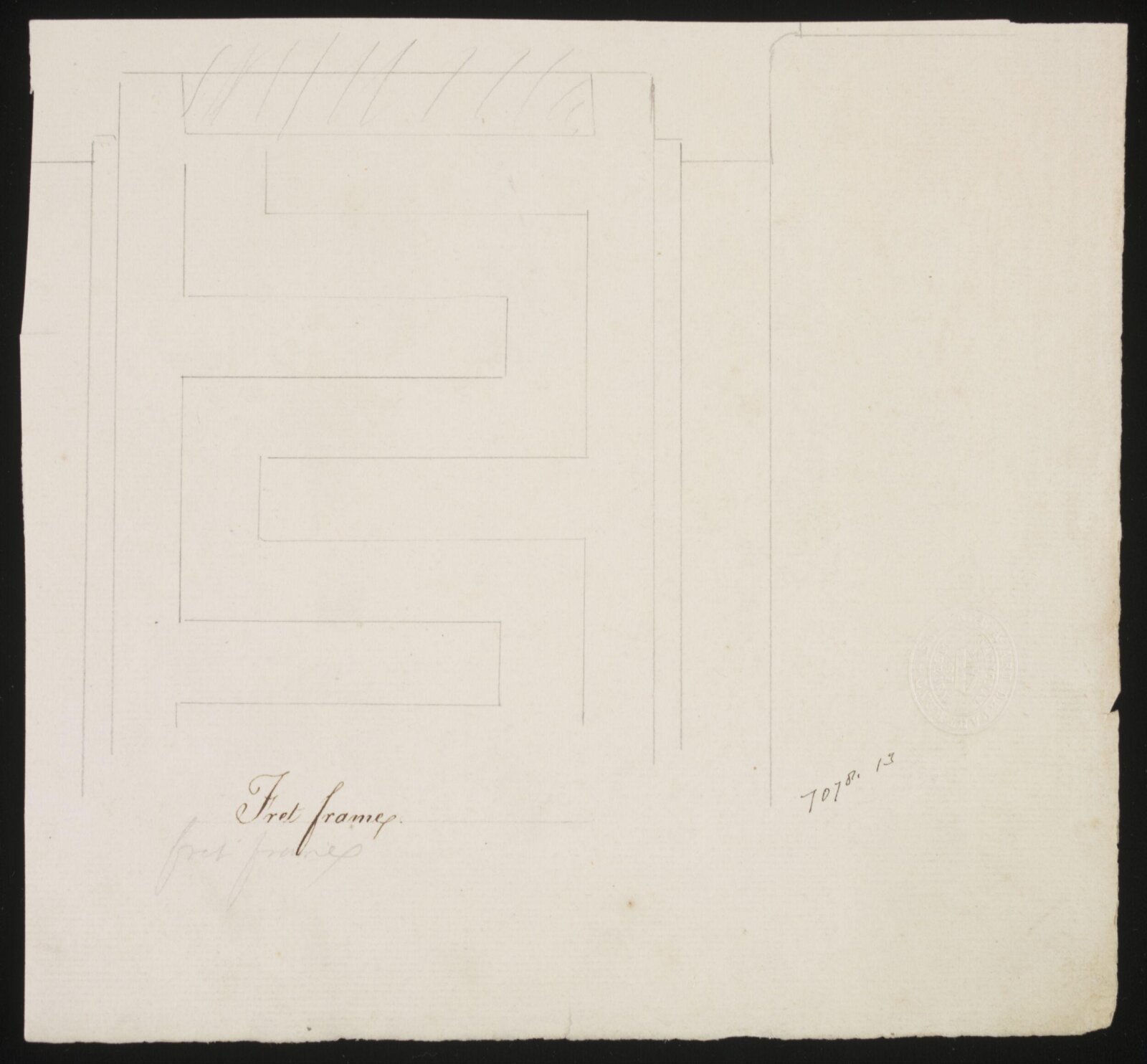 Drawing, William Chambers, 18th century