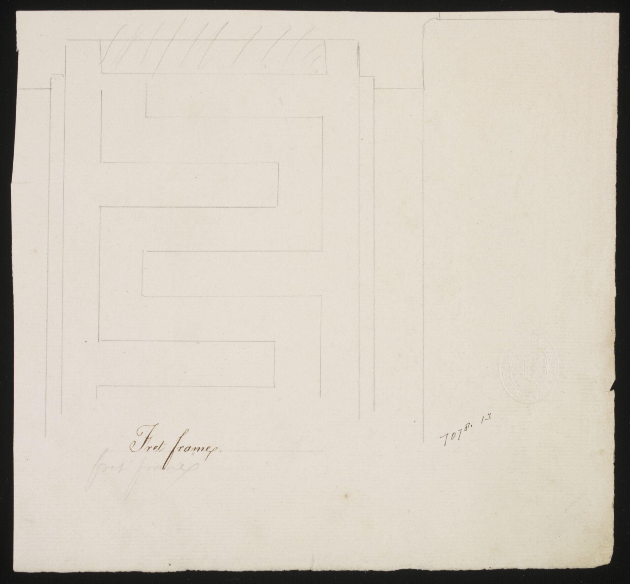 Drawing, William Chambers, 18th century