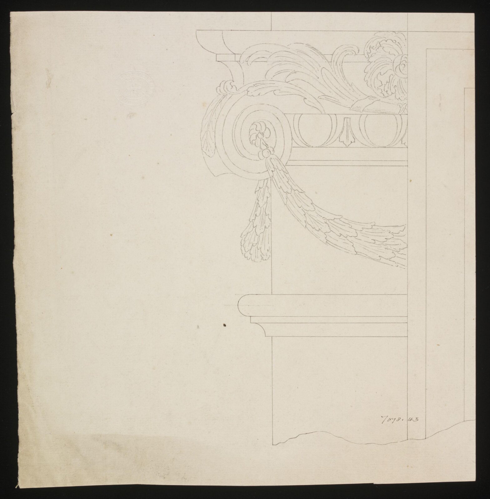 Drawing, William Chambers, 1770s