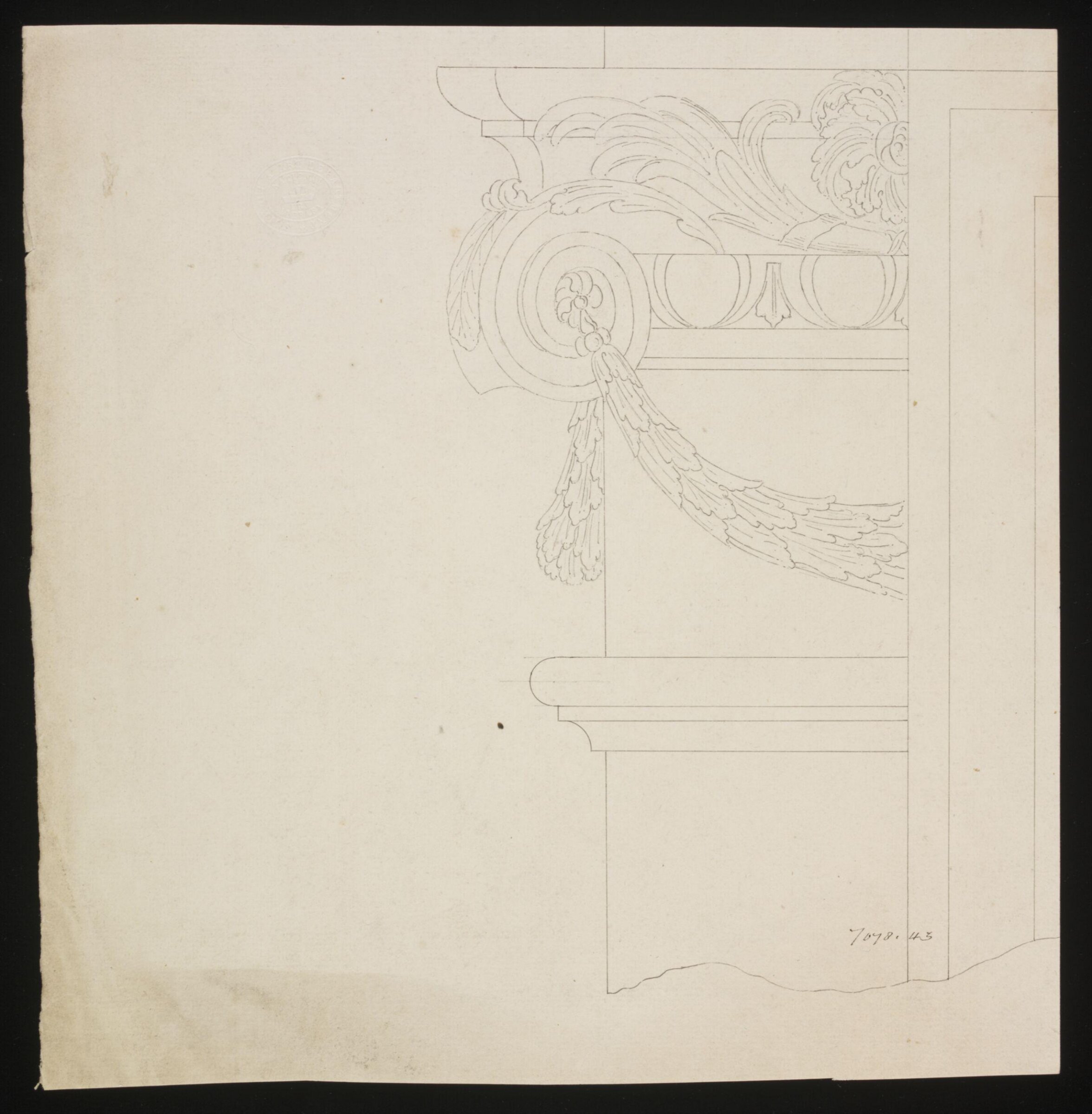 Drawing, William Chambers, 1770s