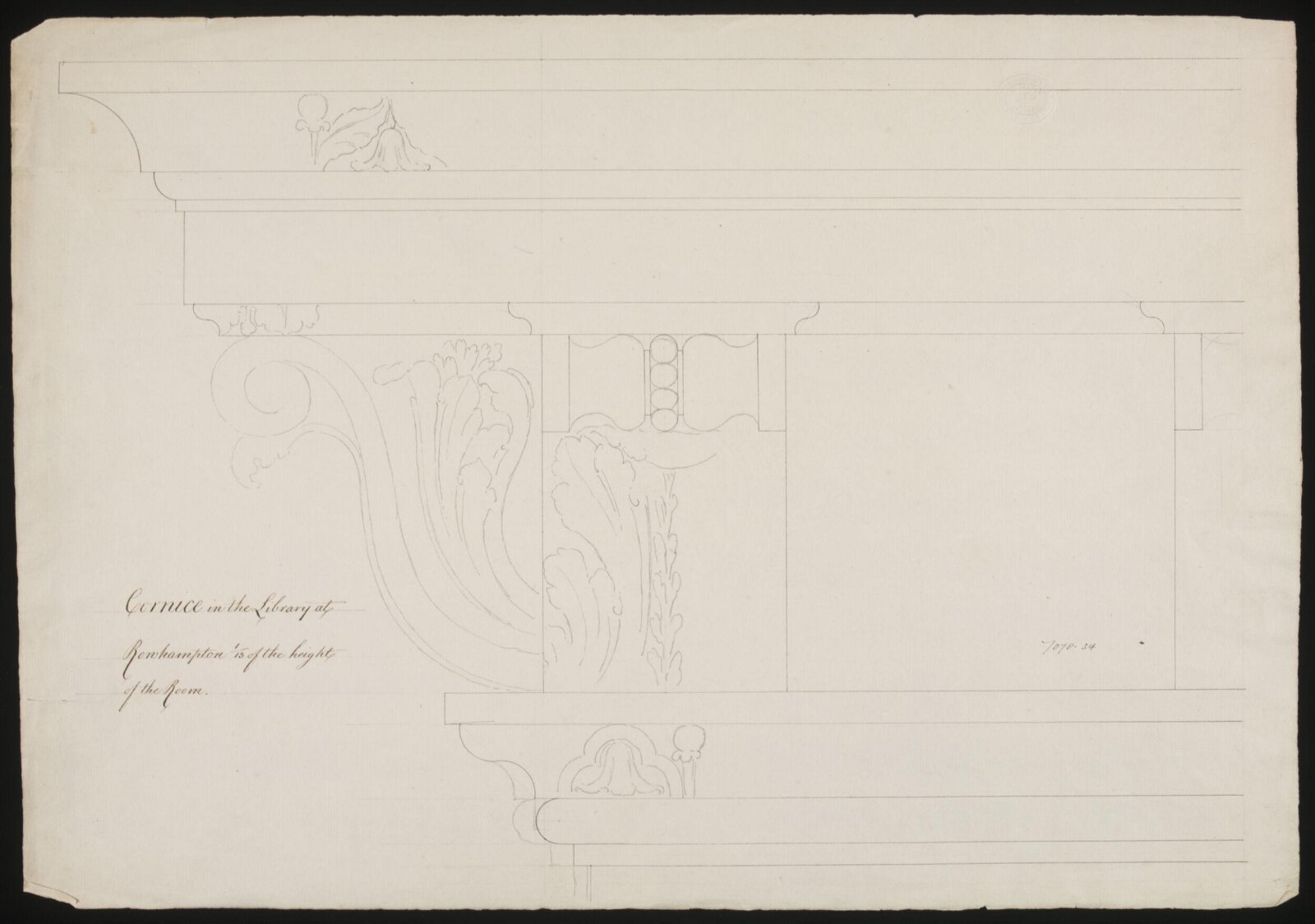 Drawing, William Chambers, ca. 1760s.