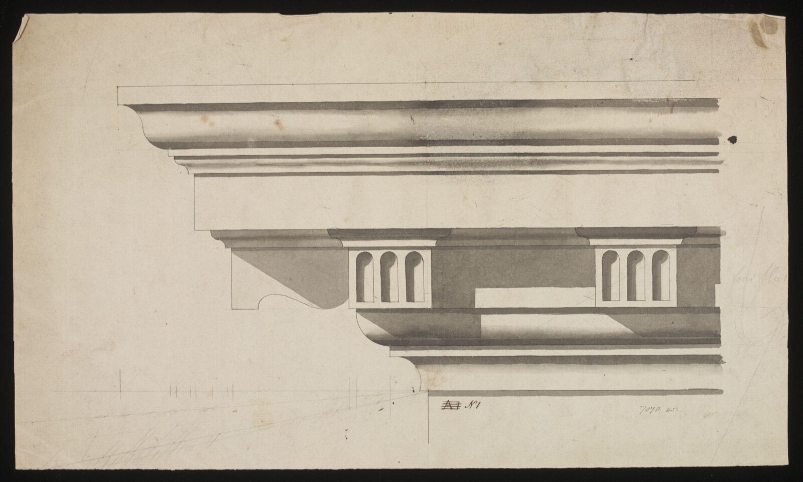 Drawing, William Chambers, 1770s