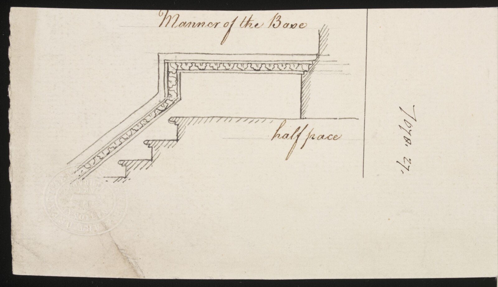 Drawing, William Chambers, 18th century