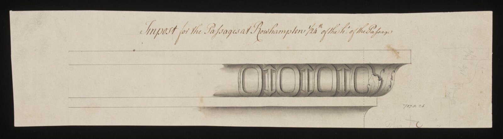 Drawing, William Chambers, ca. 1760s