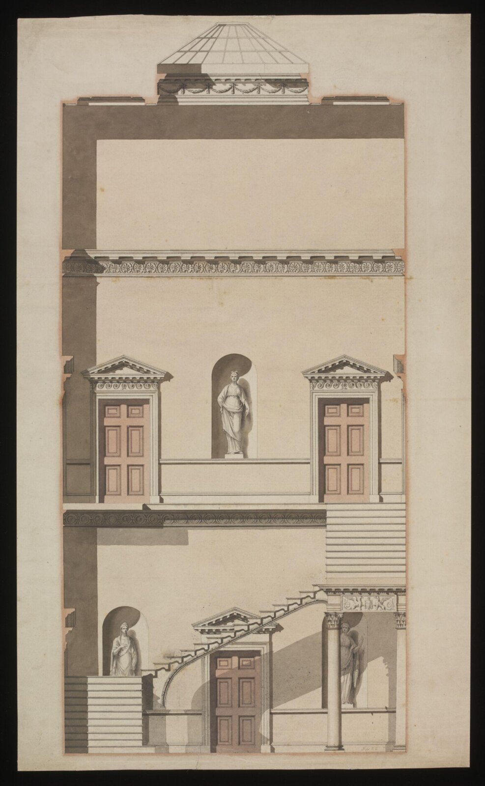 Drawing, William Chambers, 18th century