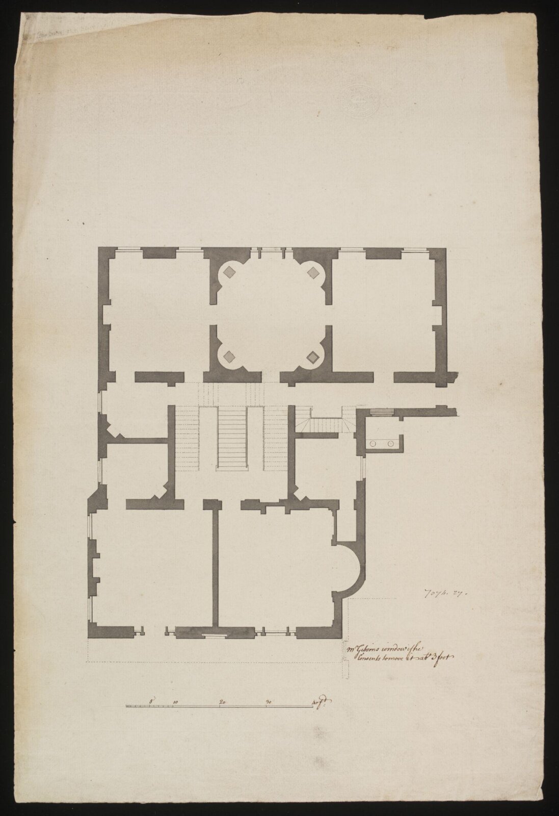 Drawing, William Chambers, c. 1765