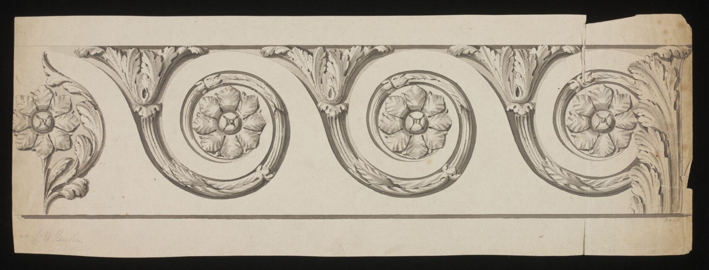 Drawing, William Chambers, 1770s
