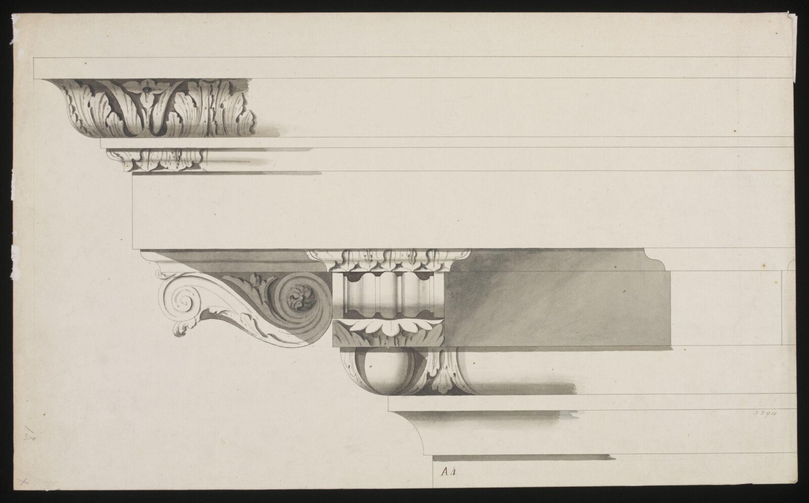 Drawing, William Chambers, 1770s