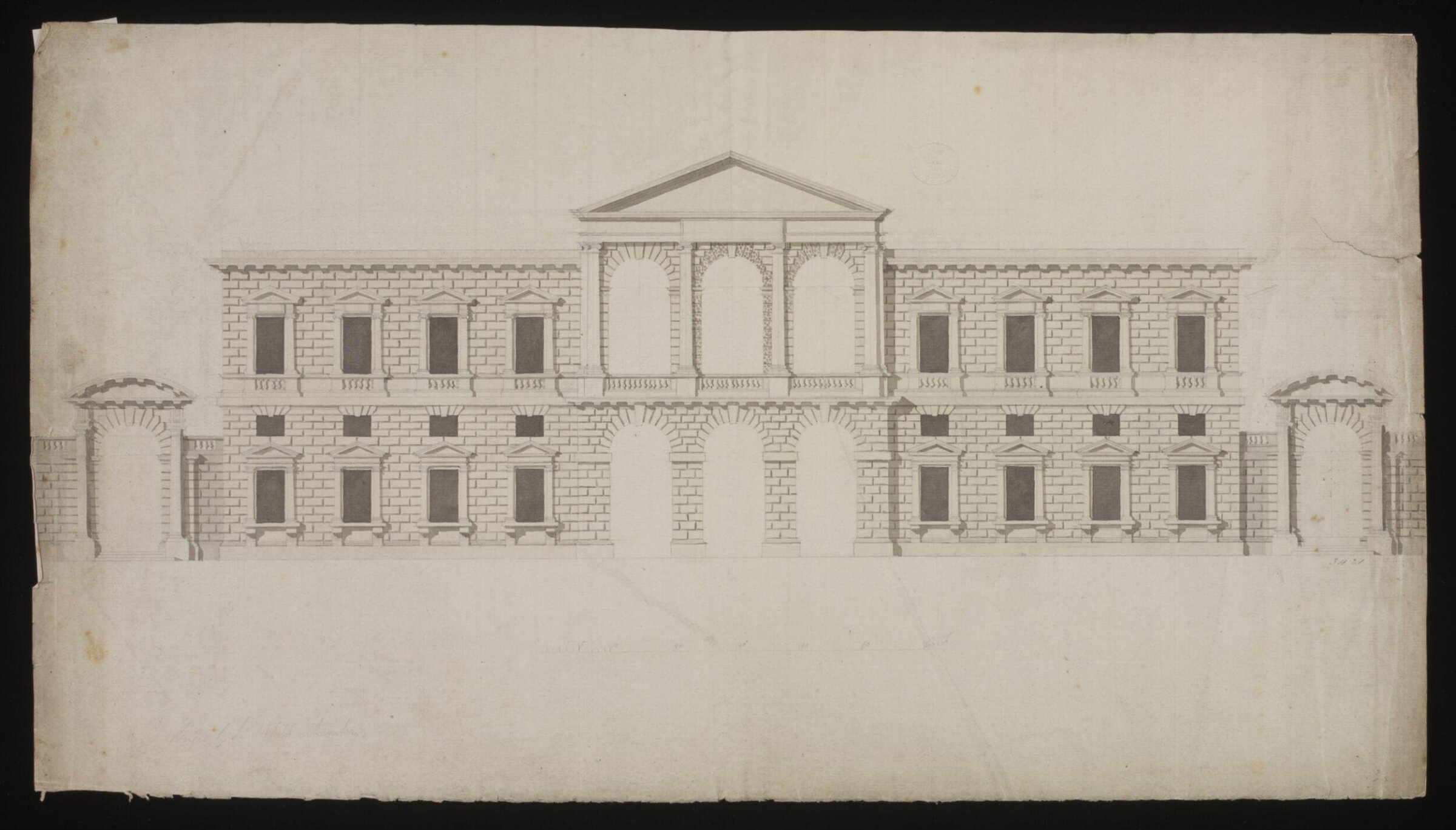 Drawing, William Chambers, 18th century