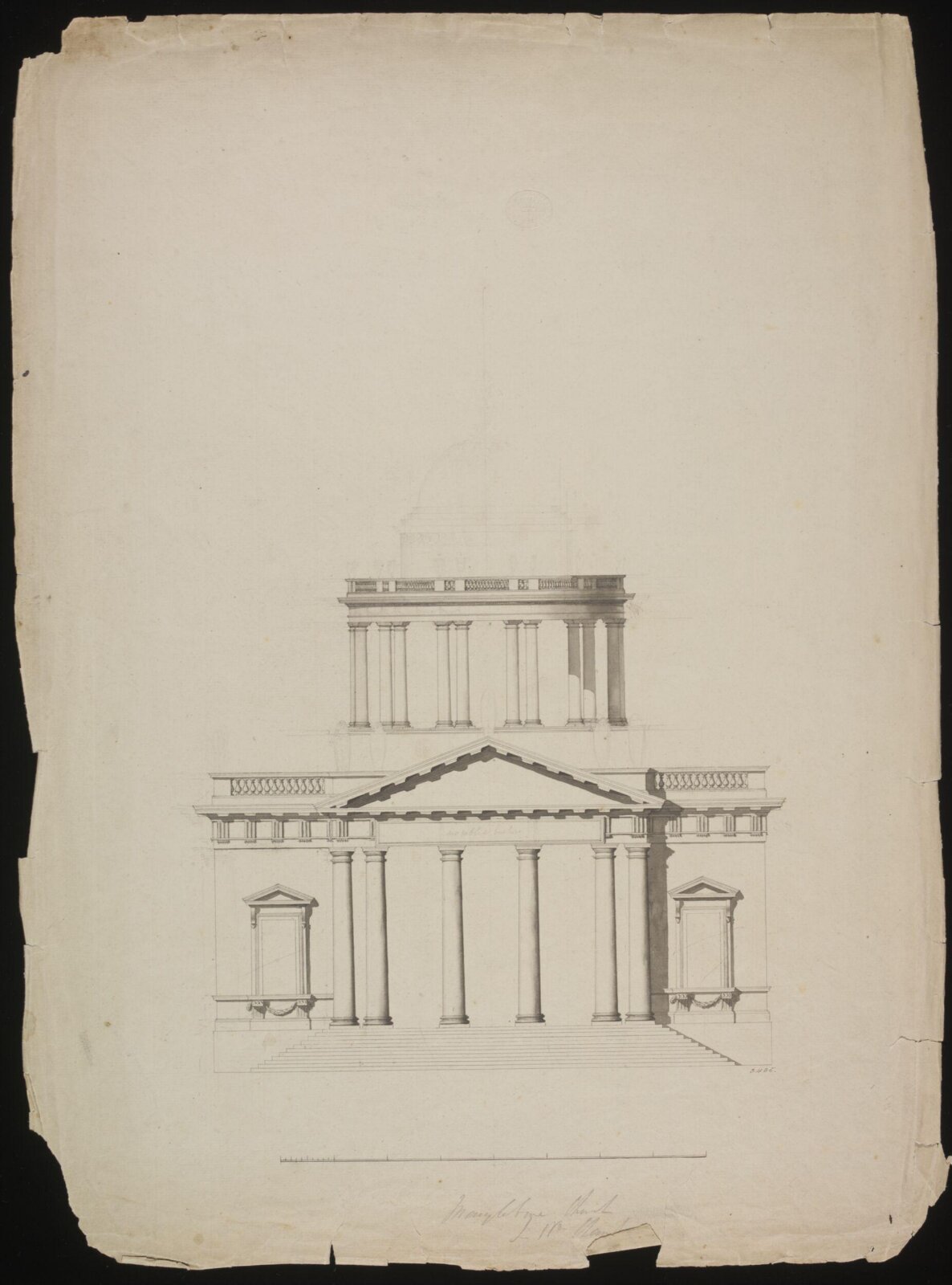 Drawing, William Chambers, ca. 1770