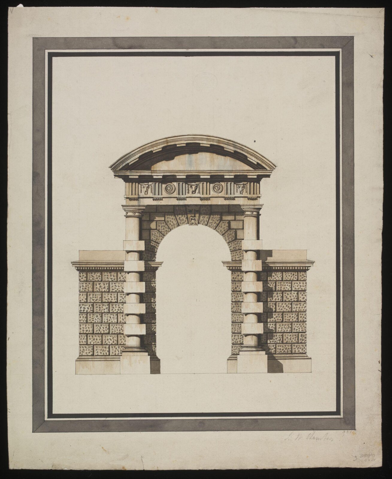 Drawing, William Chambers, 18th century