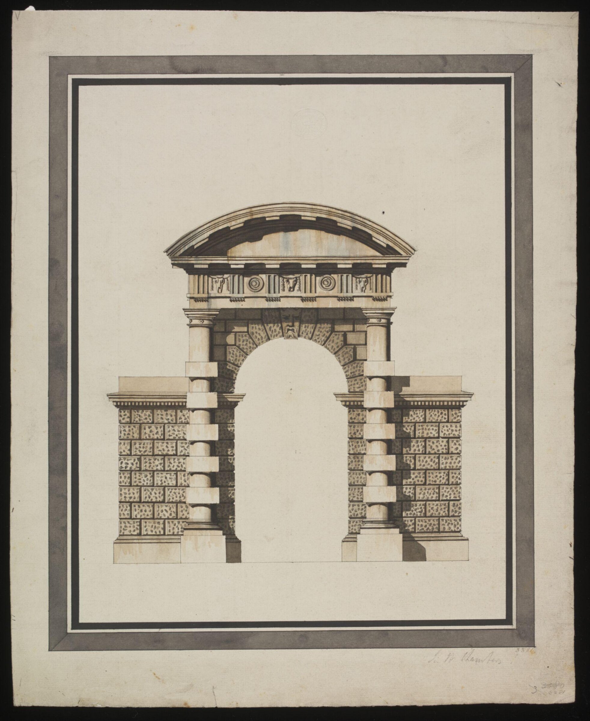 Drawing, William Chambers, 18th century
