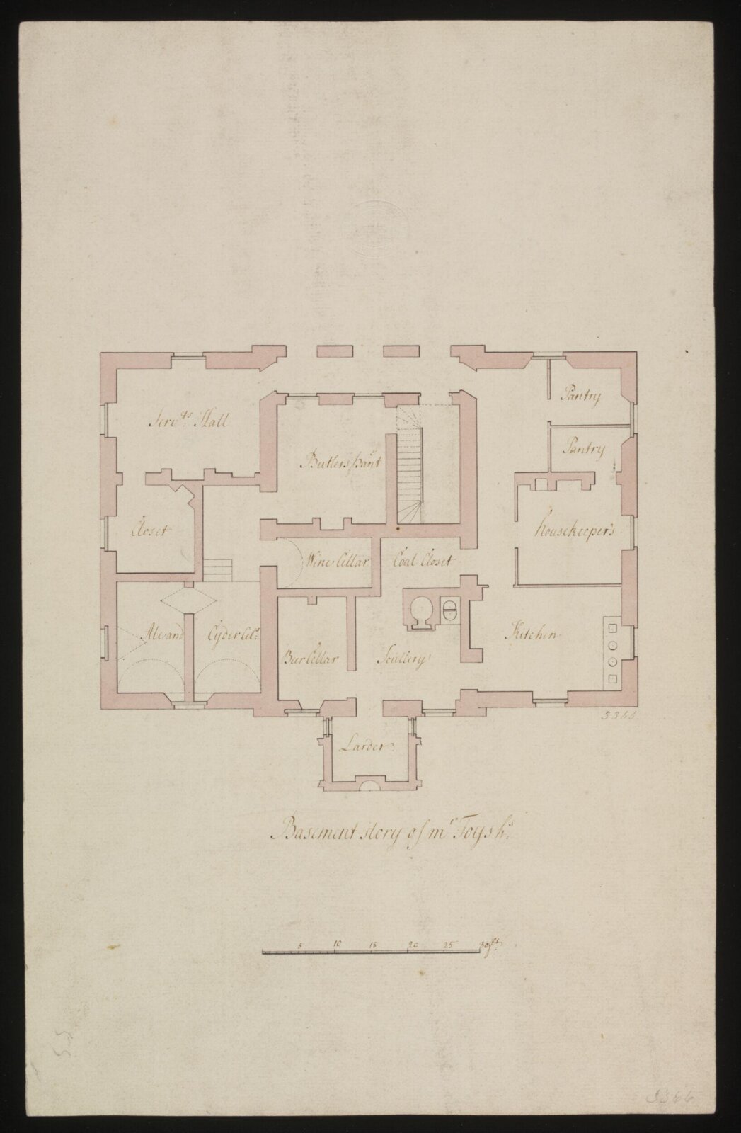 Drawing, william chambers, 18th century