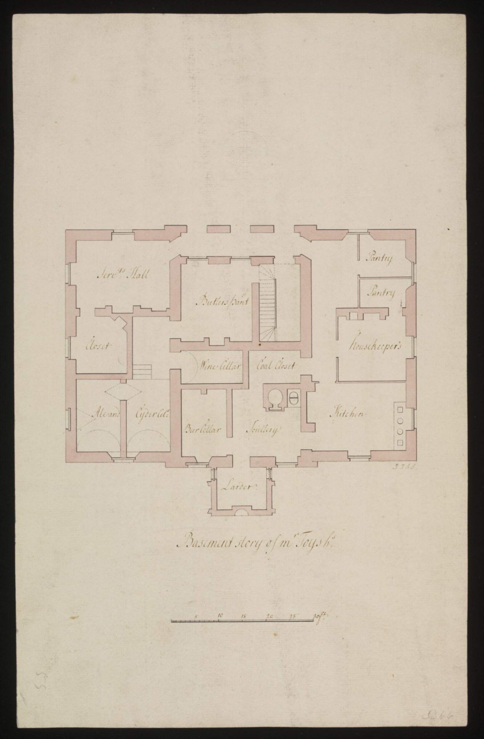 Drawing, william chambers, 18th century