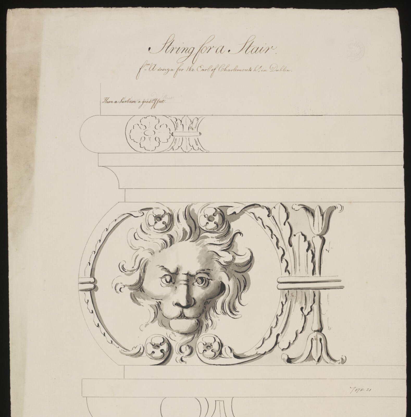 Drawing, William Chambers, 18th century