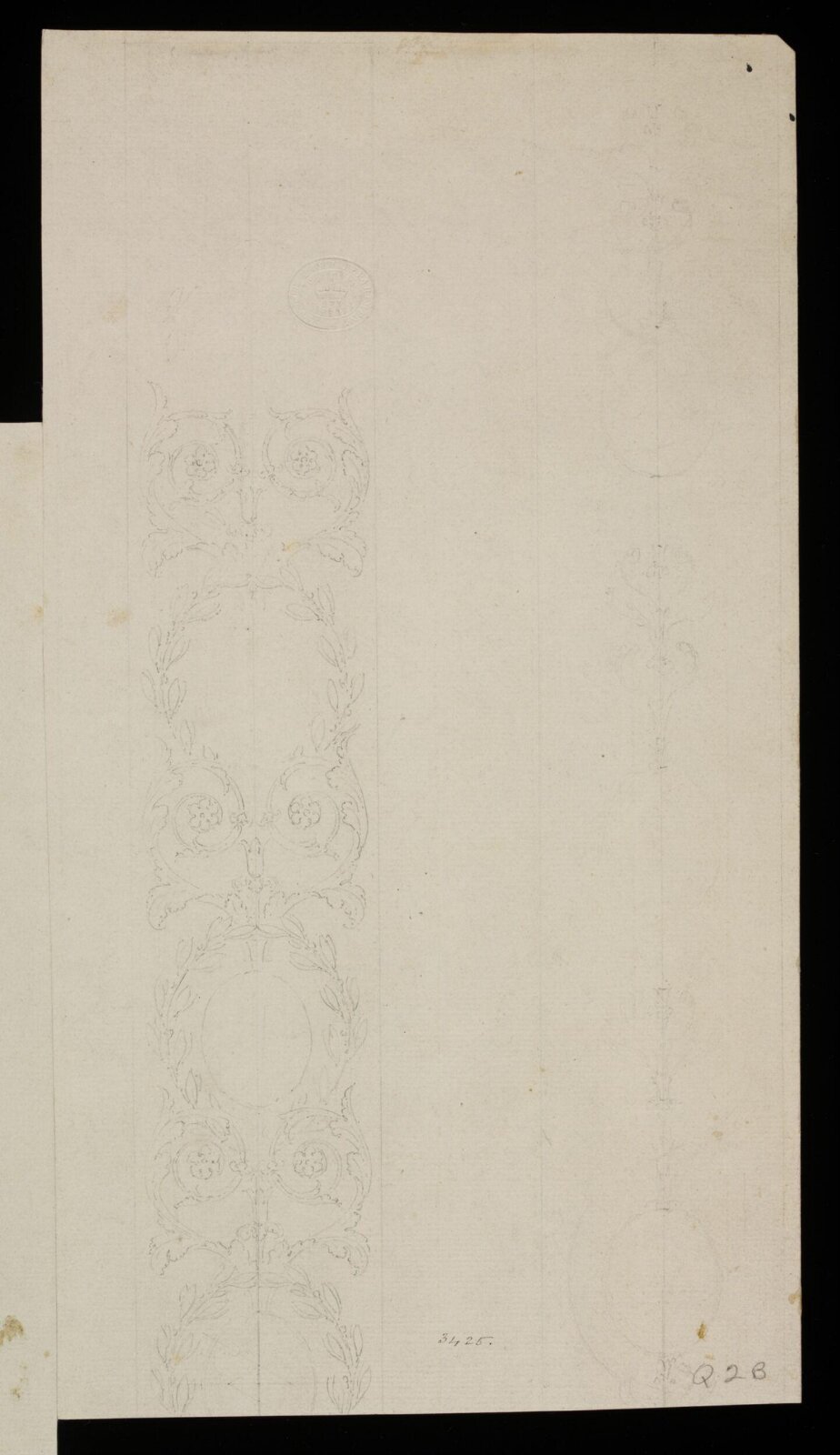 Drawing, William Chambers, 1770s