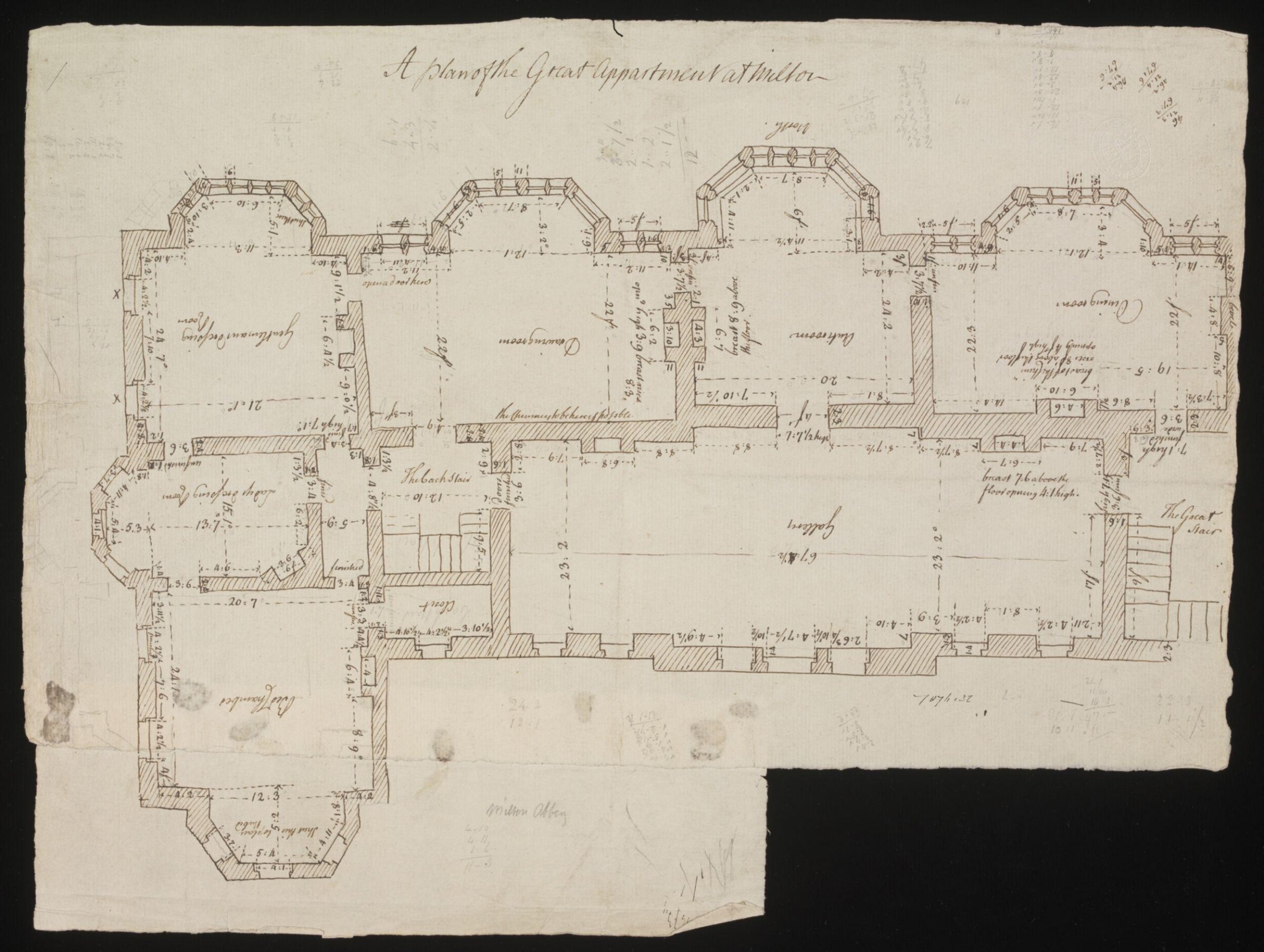 Drawing, William Chambers, 18th century