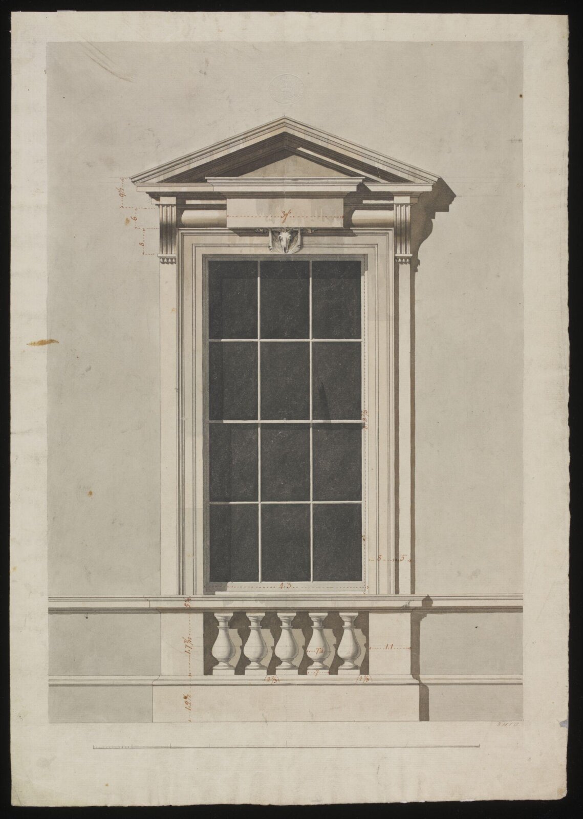 Drawing, William Chambers, 1770s