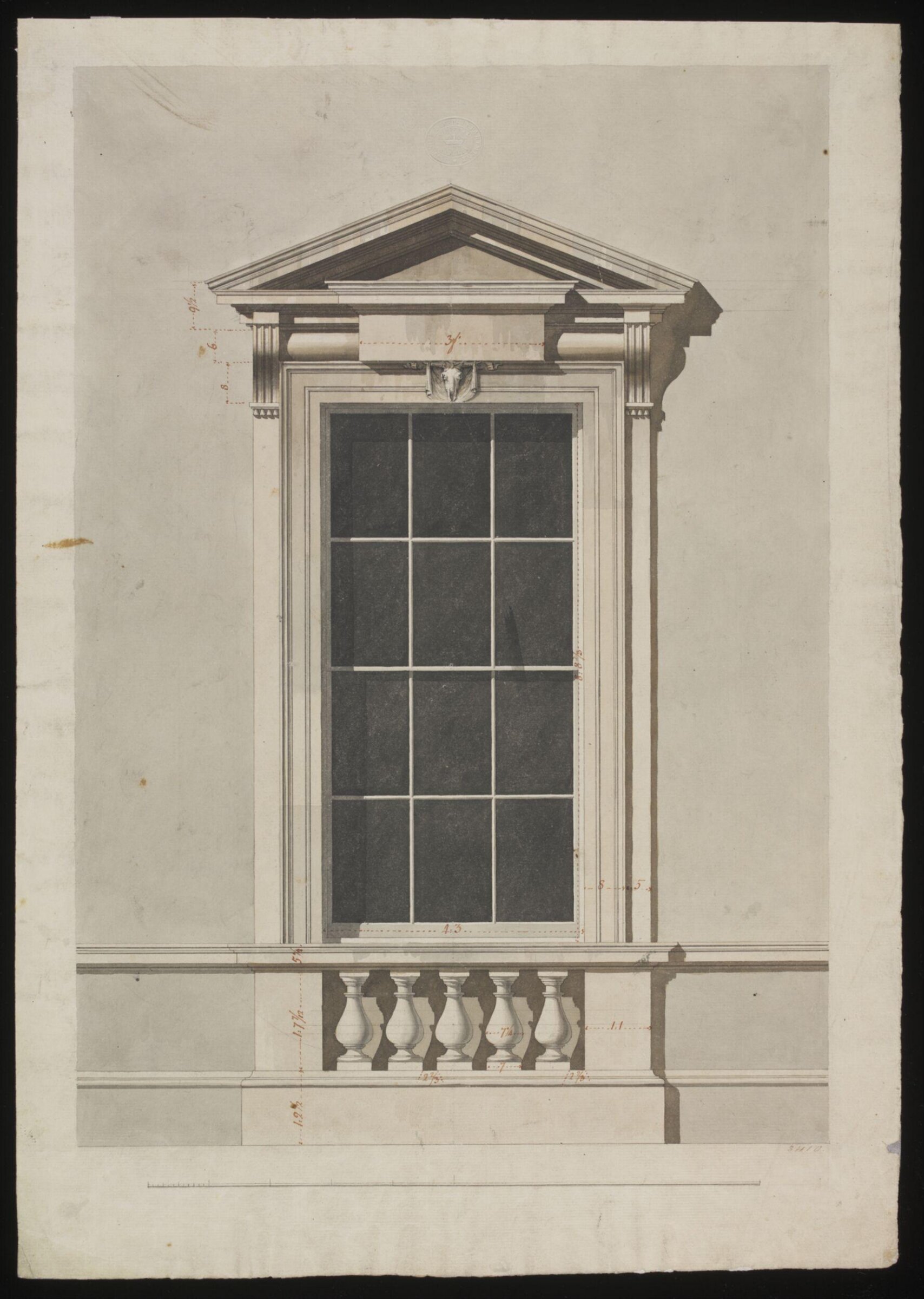 Drawing, William Chambers, 1770s