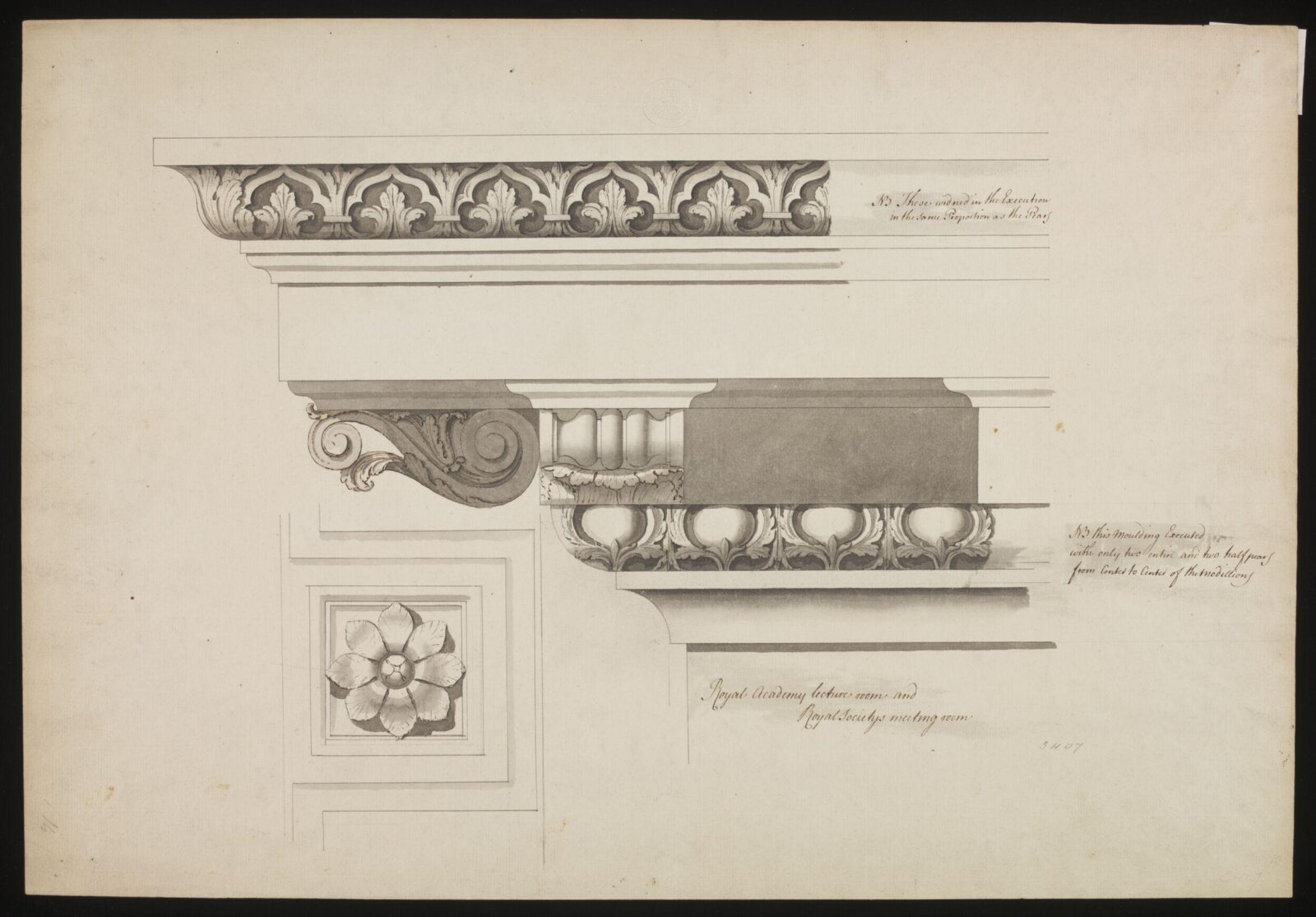 Drawing, William Chambers, 1770s