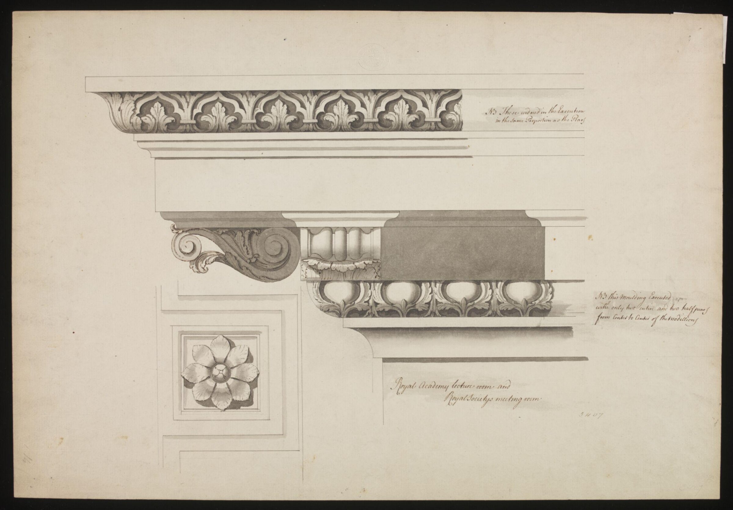 Drawing, William Chambers, 1770s