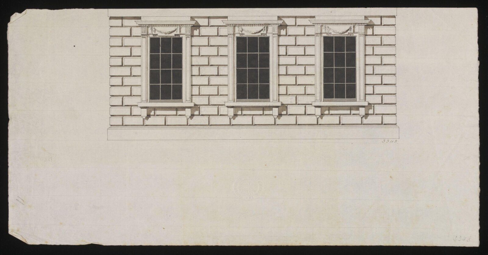Drawing, William Chambers, 1770s