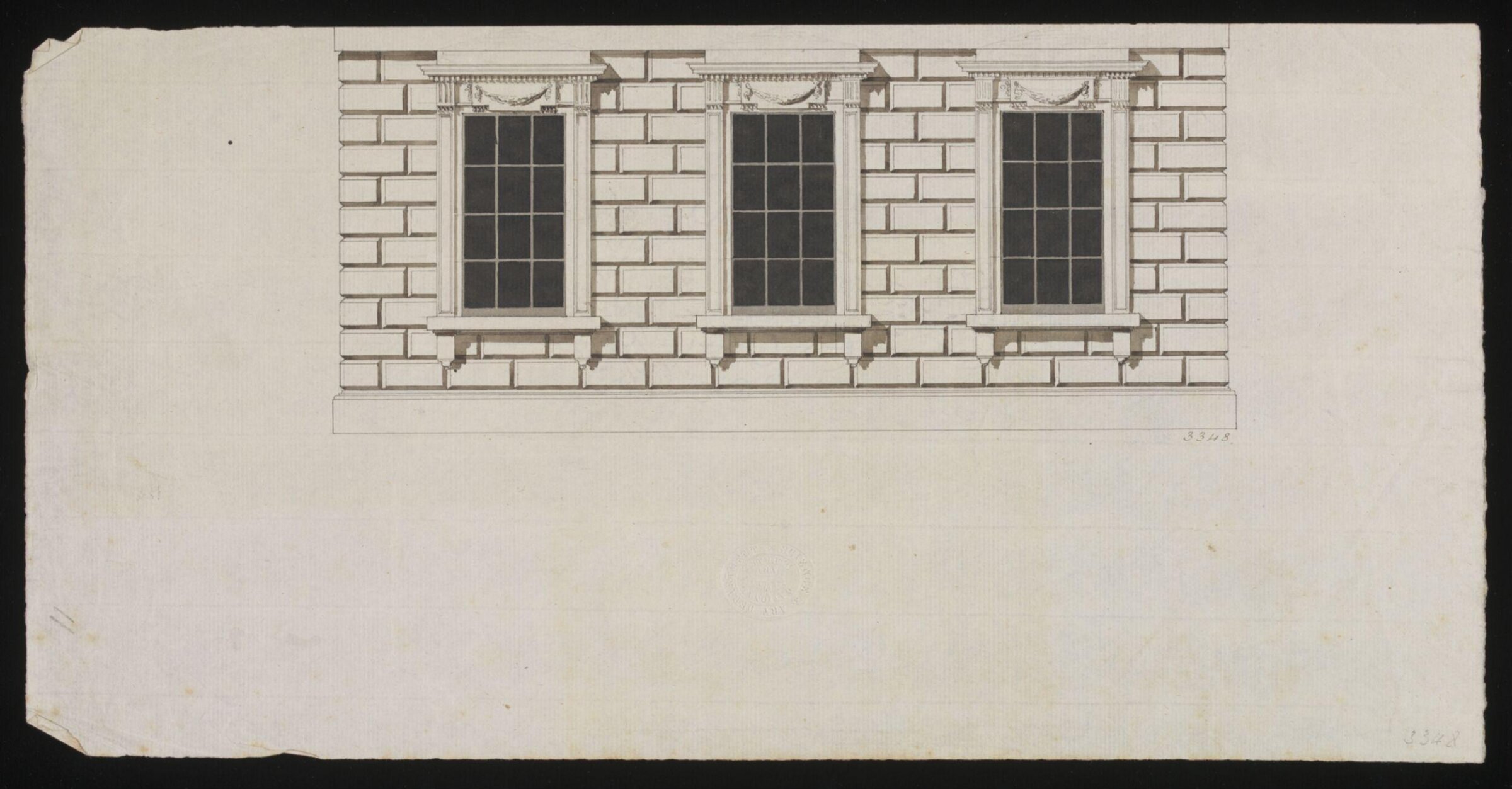 Drawing, William Chambers, 1770s
