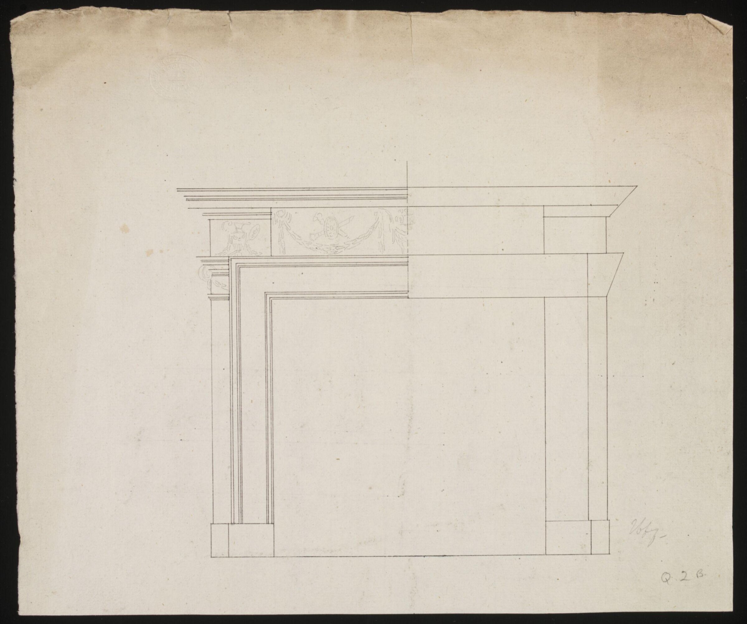 Drawing, William Chambers, 18th century
