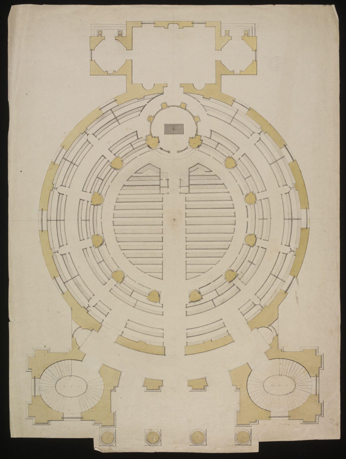 Drawing, William Chambers, ca. 1770