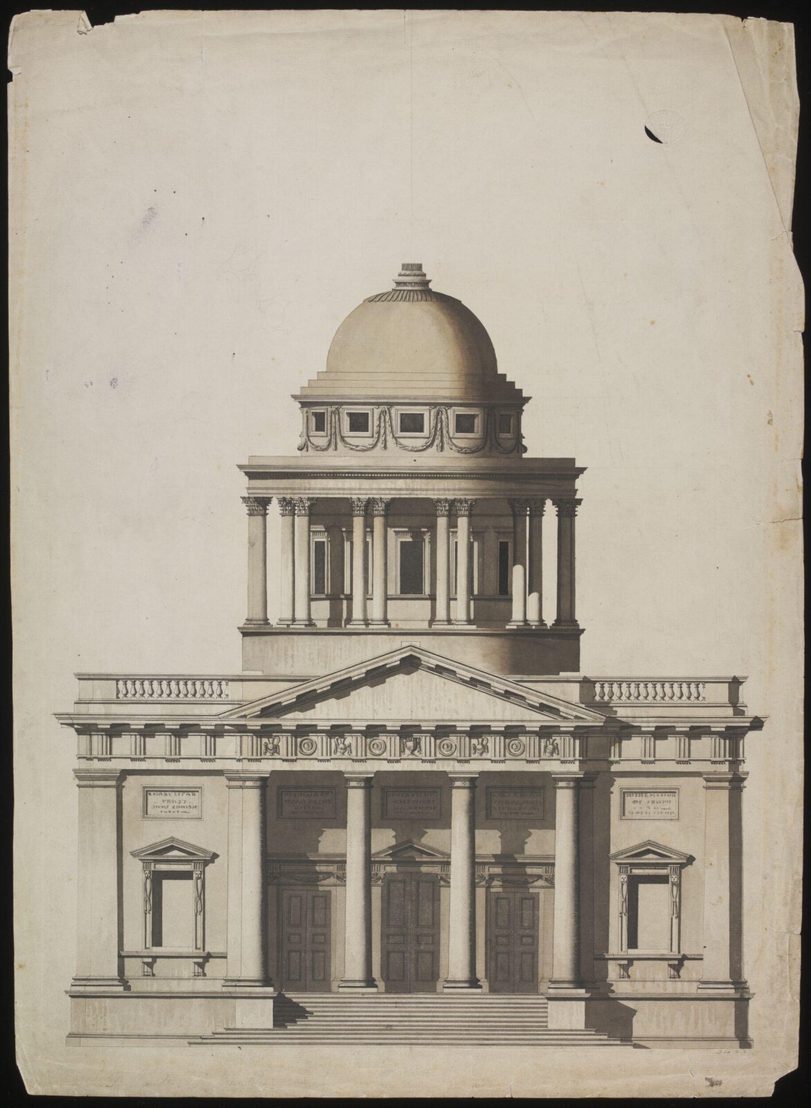 Drawing, William Chambers, ca. 1770