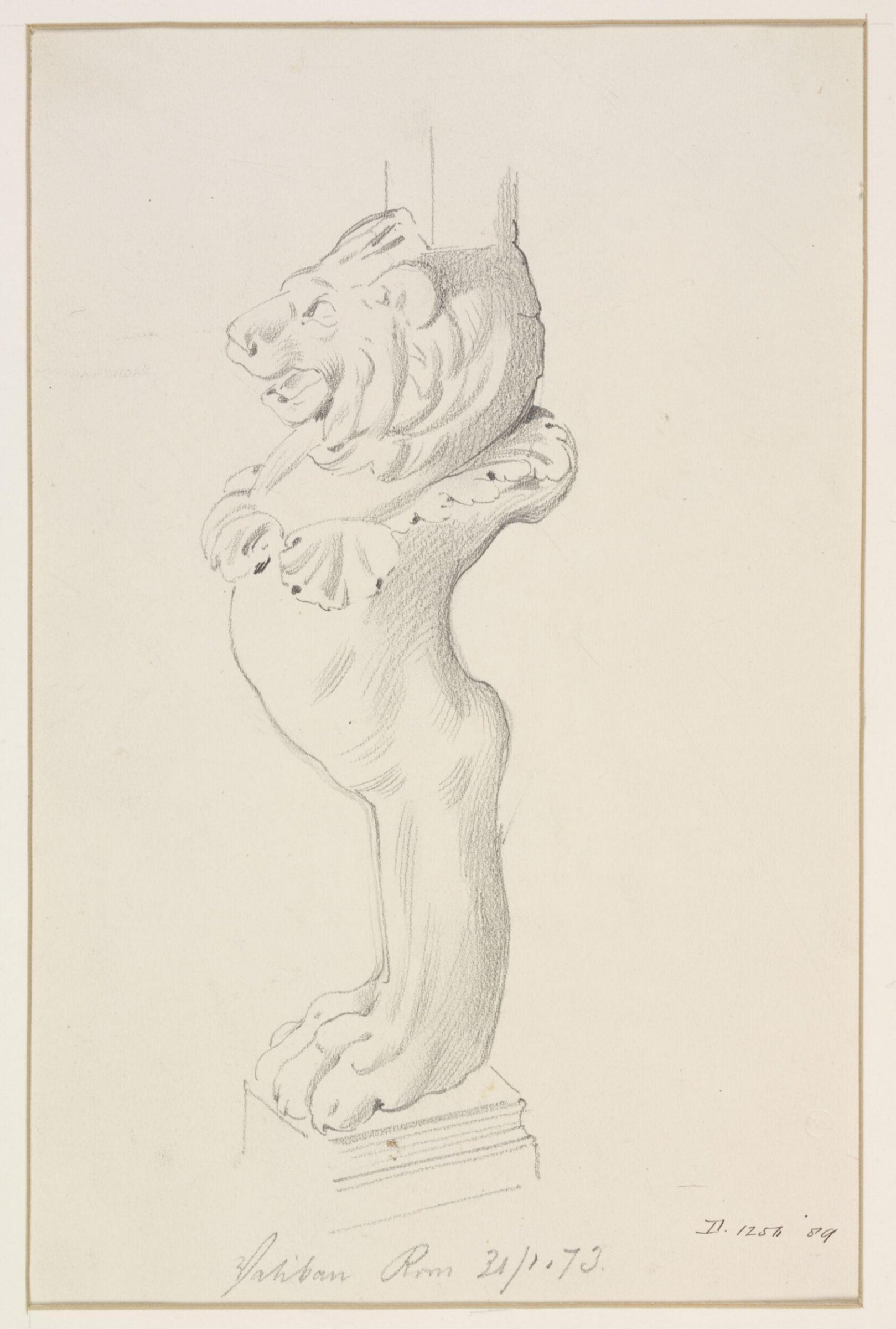 Drawing, A Burger, 1873